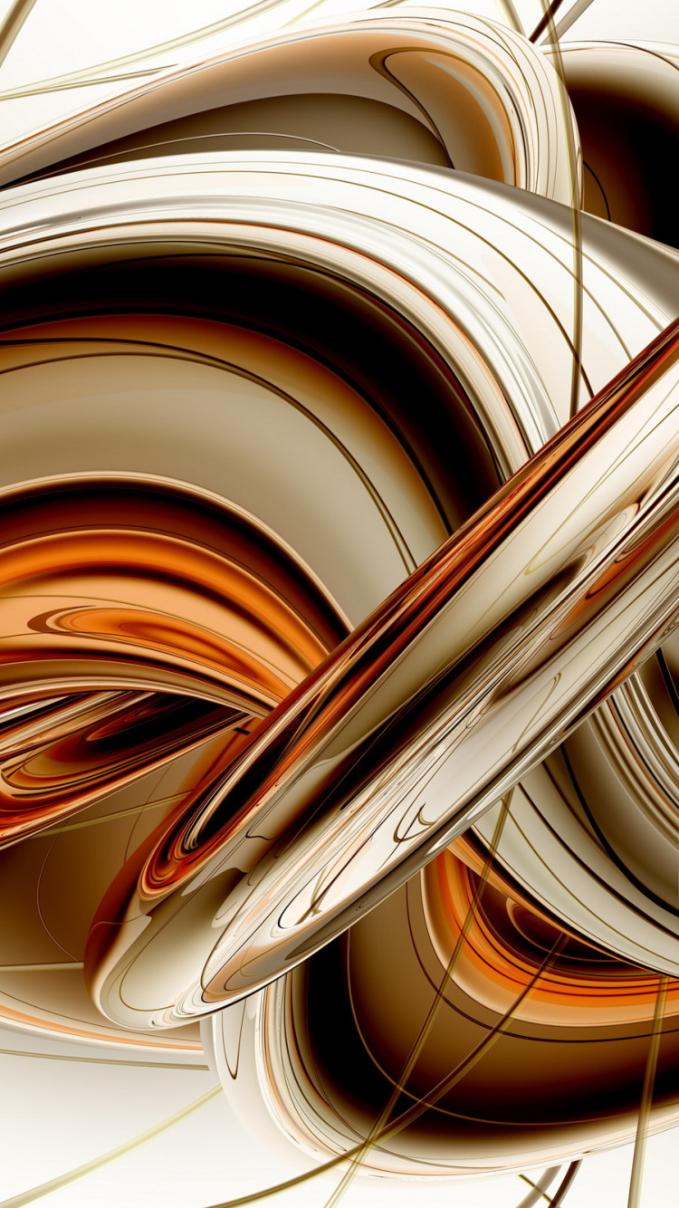 Fils Recouverts de Blanc et de Brun. Wallpaper in 750x1334 Resolution