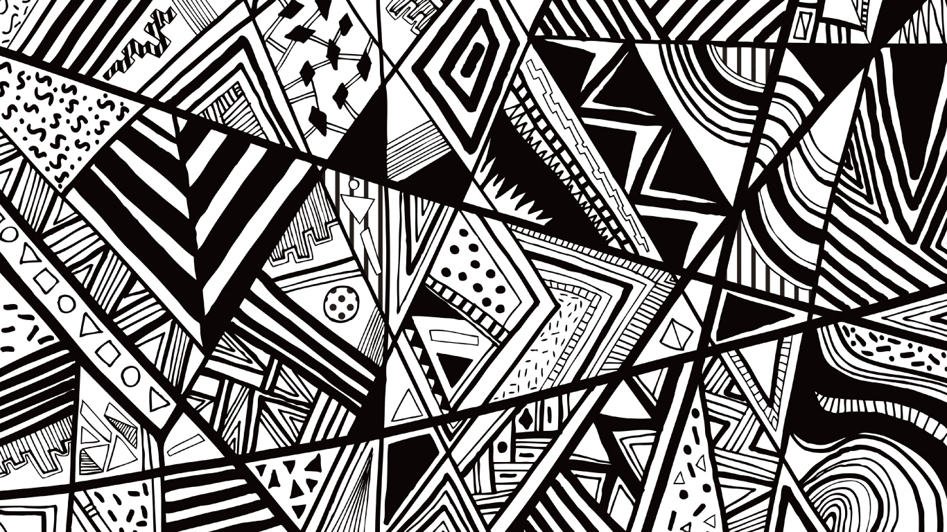 White Red and Black Tribal Textile. Wallpaper in 1366x768 Resolution