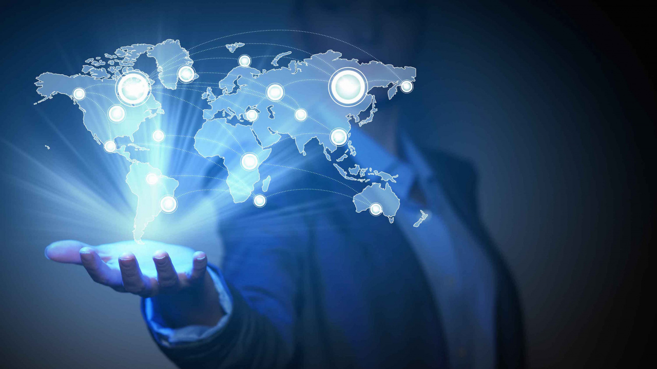 Personne Tenant Une Lumière Bleue et Blanche. Wallpaper in 1280x720 Resolution