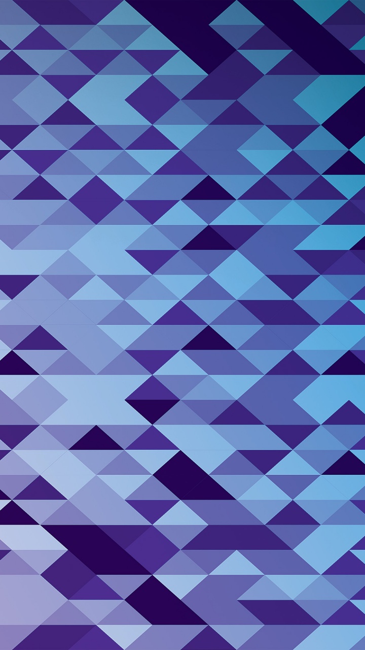 Gelb Und Lila Kariertes Muster. Wallpaper in 720x1280 Resolution