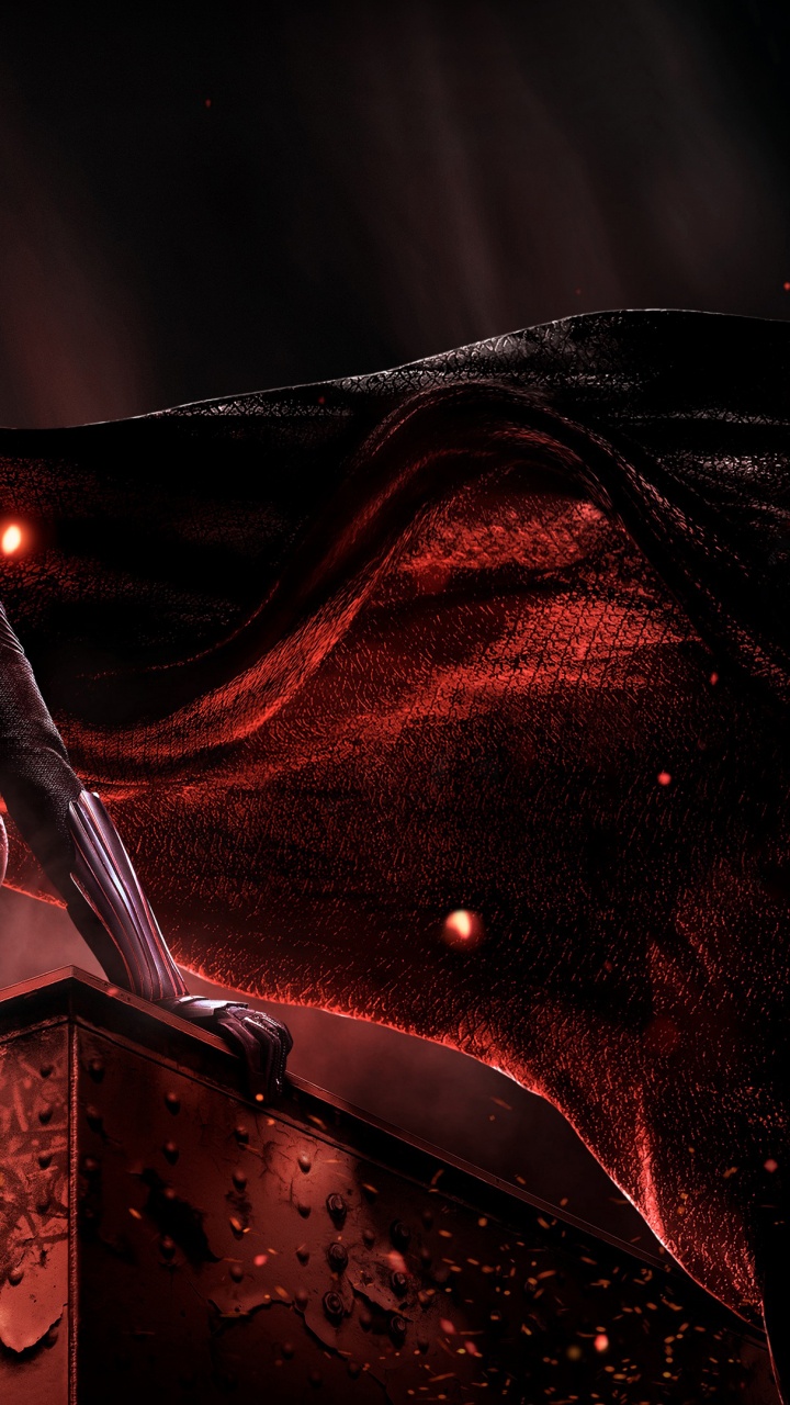 Mujer en Vestido Negro y Rojo. Wallpaper in 720x1280 Resolution