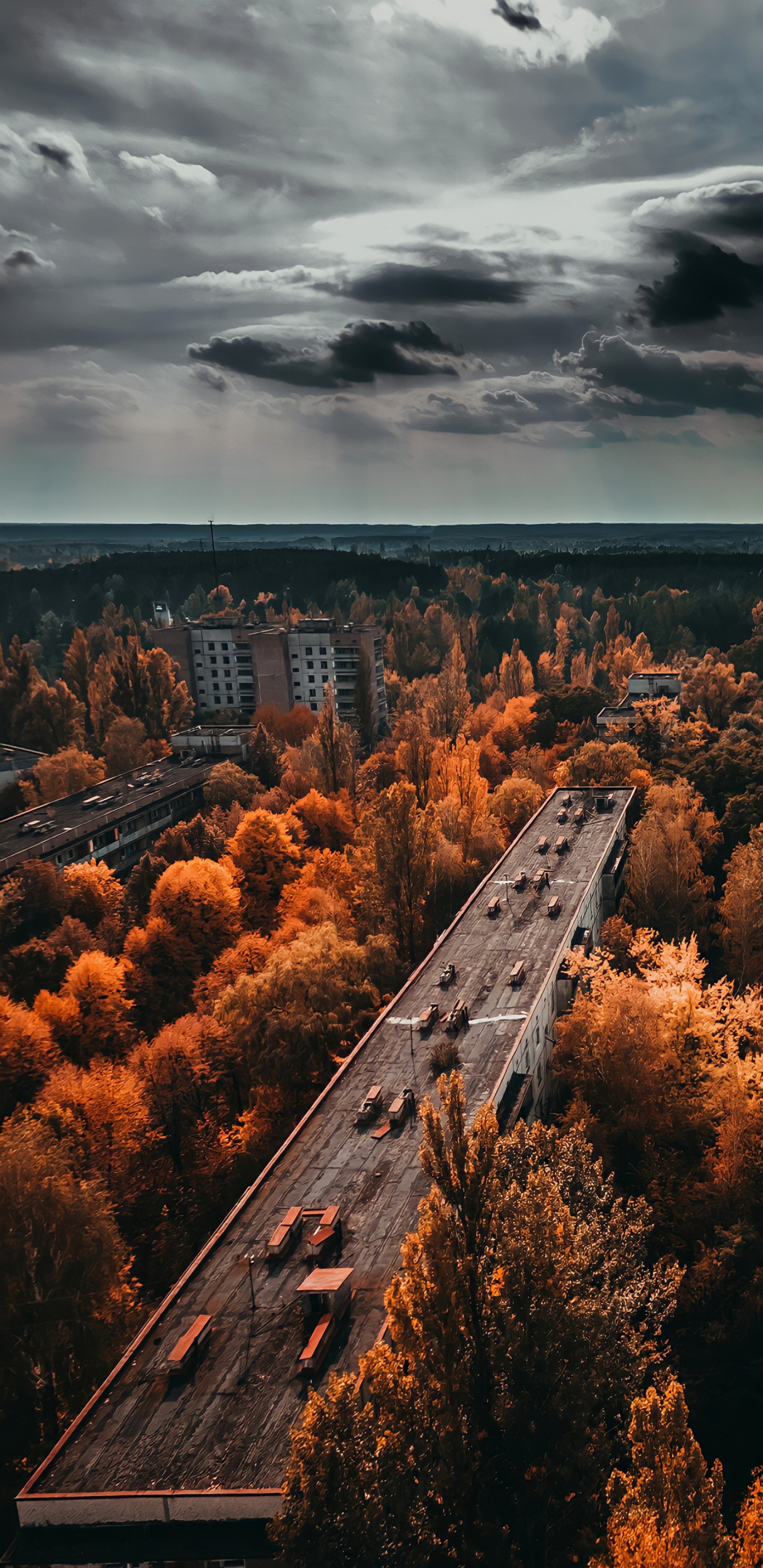 Prypyat, Tschernobyl Katastrophe, Tschernobyl, Kernkraftwerk Tschernobyl, Pripyat-Fluss. Wallpaper in 1440x2960 Resolution