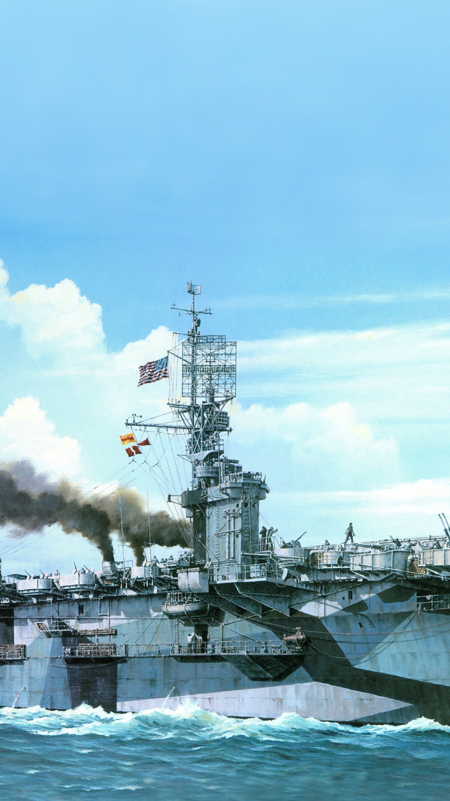 Escort Carrier, Porte-avions, Navire de Guerre, de Navires de Guerre, Navire. Wallpaper in 1440x2560 Resolution