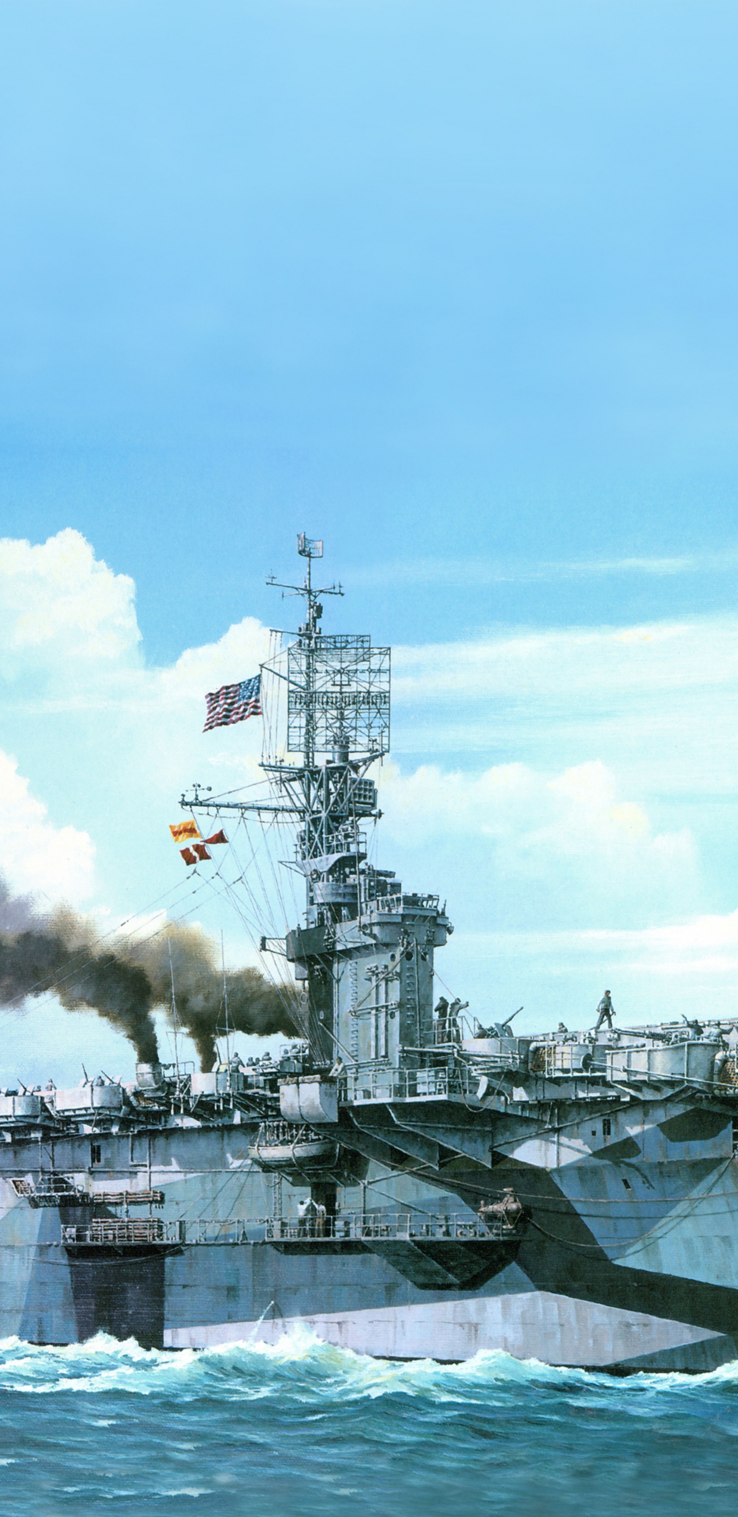 Escort Carrier, Porte-avions, Navire de Guerre, de Navires de Guerre, Navire. Wallpaper in 1440x2960 Resolution