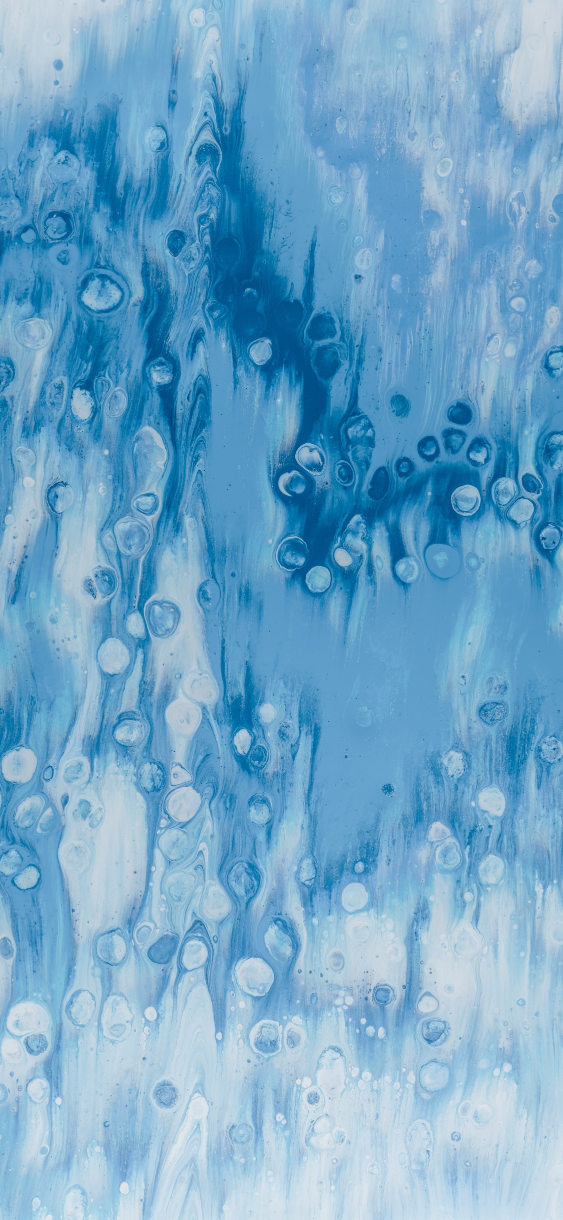 Azure, 丙烯酸涂料, 电蓝色的, 水彩画, M树 壁纸 1125x2436 允许