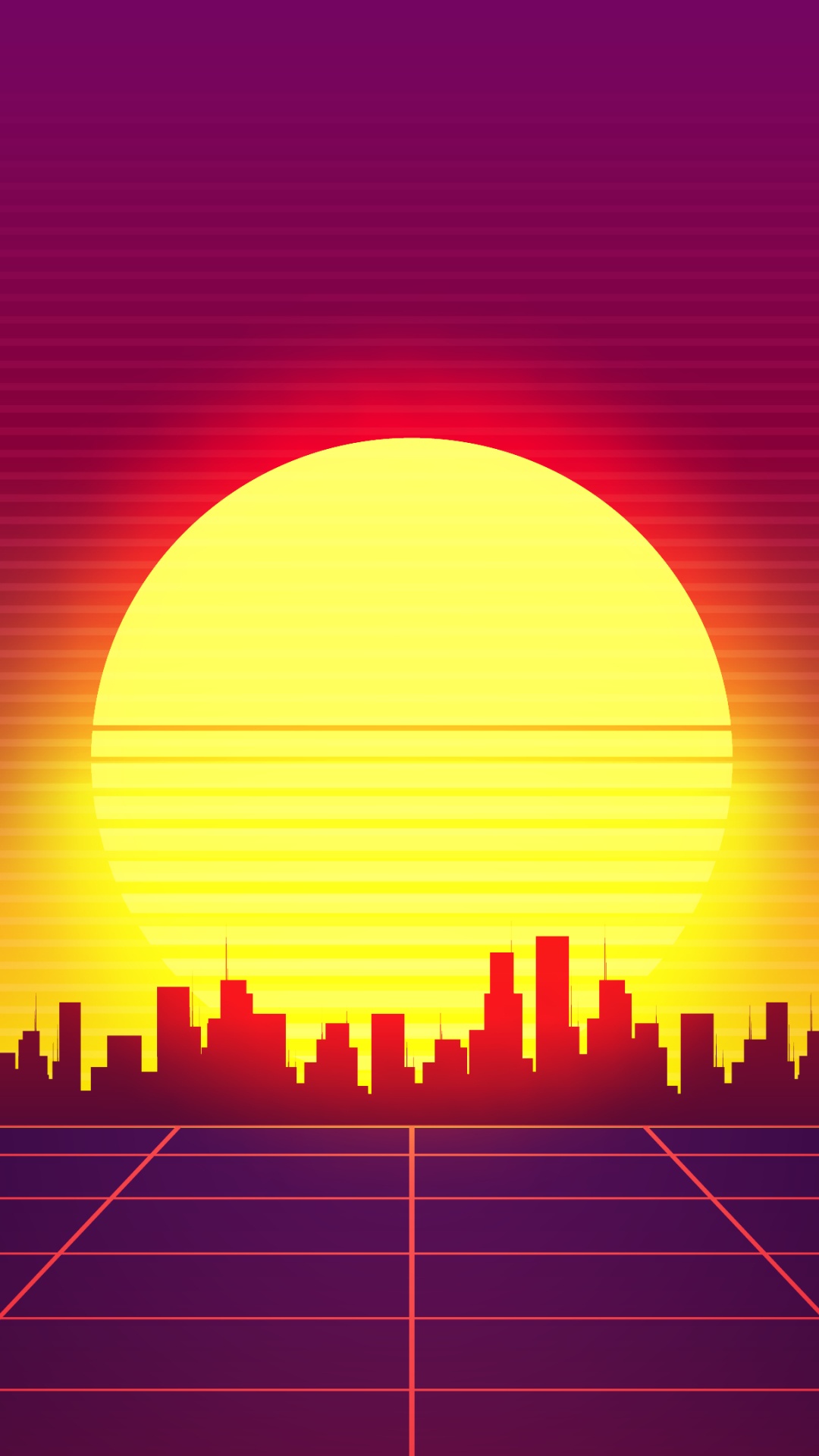 Synthwave, Ambiente, Ecorregión, Naturaleza, Entorno Natural. Wallpaper in 1080x1920 Resolution