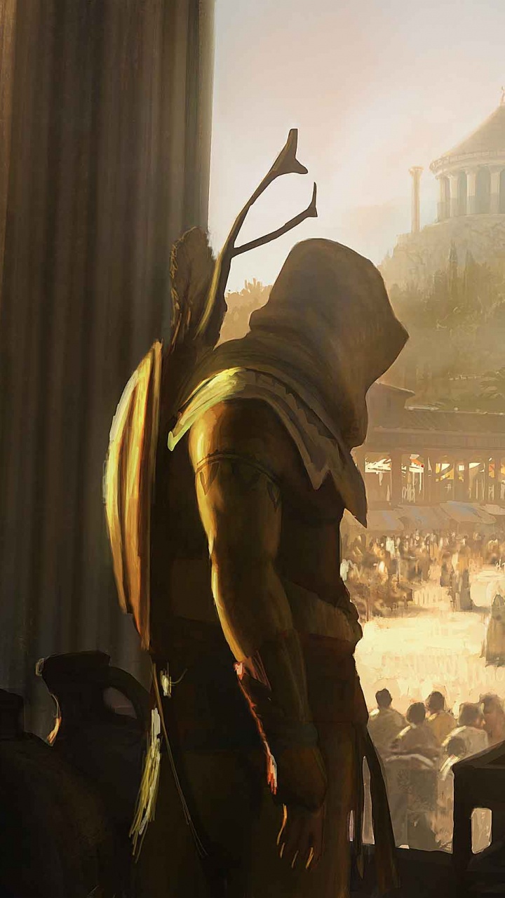 刺客信条的起源, 刺客信条, 艺术, 一个xbox, 刺客信仰三 壁纸 720x1280 允许