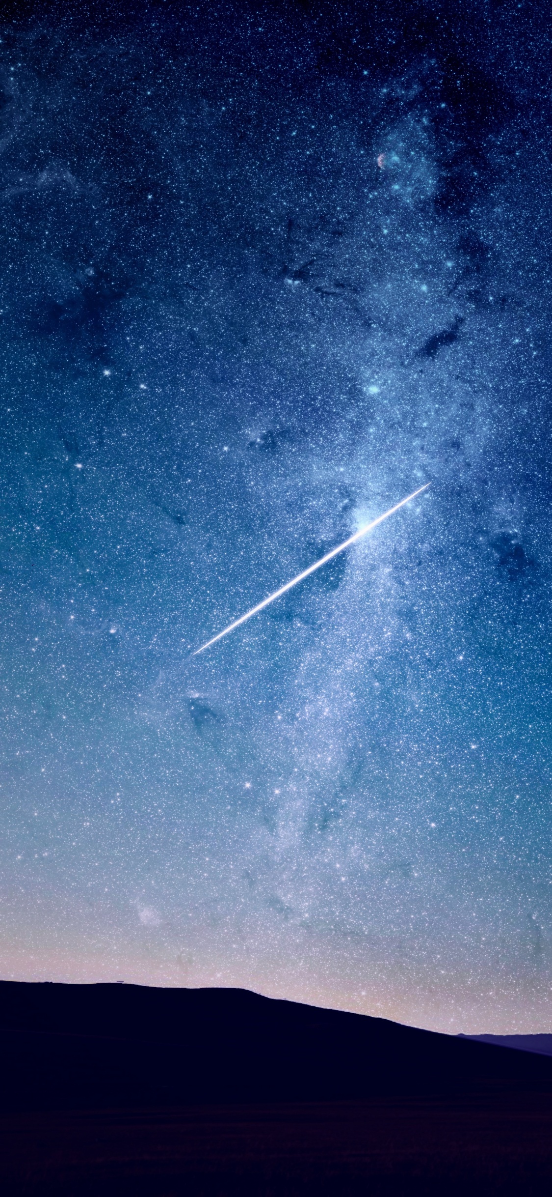 Smartphone, Cloud, Atmosphäre, Azure, Schwarz. Wallpaper in 1125x2436 Resolution