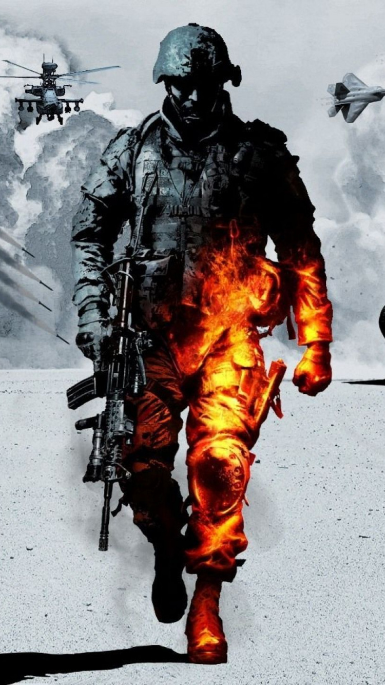 Electronic Arts, Helicóptero, Giroavión, Helicóptero Militar, Ejército. Wallpaper in 750x1334 Resolution