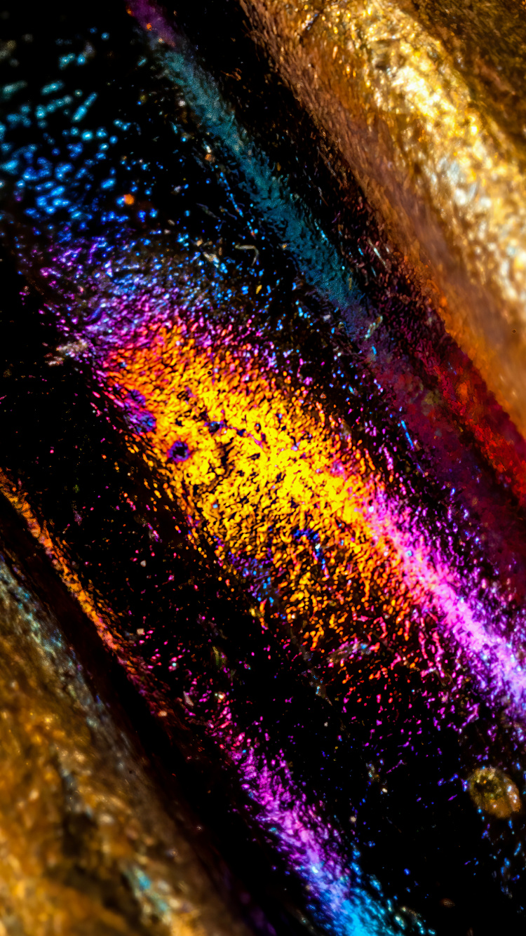 Lumière, Le Light Painting, la Pureté de la Couleur, Liquid, Purple. Wallpaper in 750x1334 Resolution