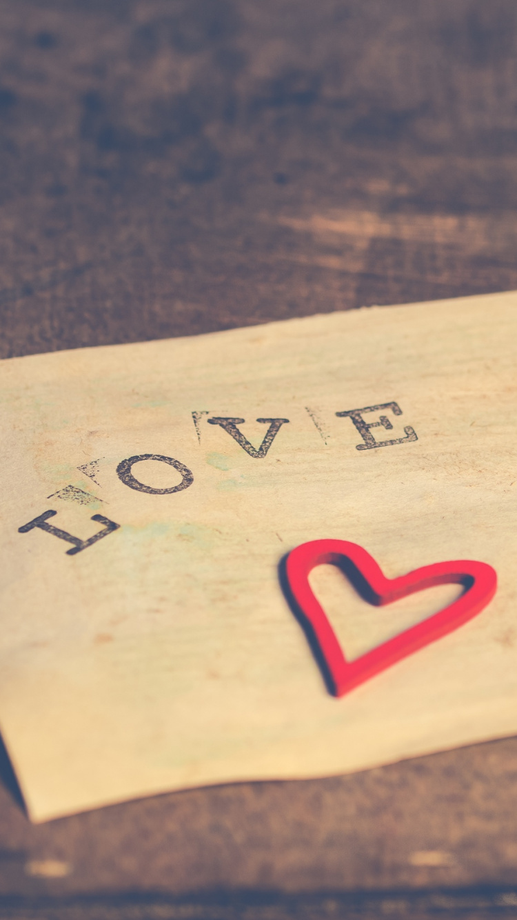 Madera, Amor, Papel, Sentimiento, Material. Wallpaper in 750x1334 Resolution