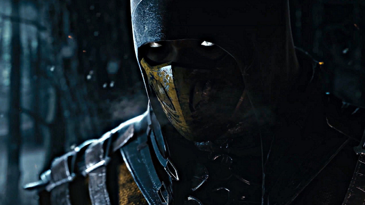 Mortal Kombat x, Mortal Kombat, Skorpion, Mortal Kombat 11, Johnny Cage. Wallpaper in 1280x720 Resolution