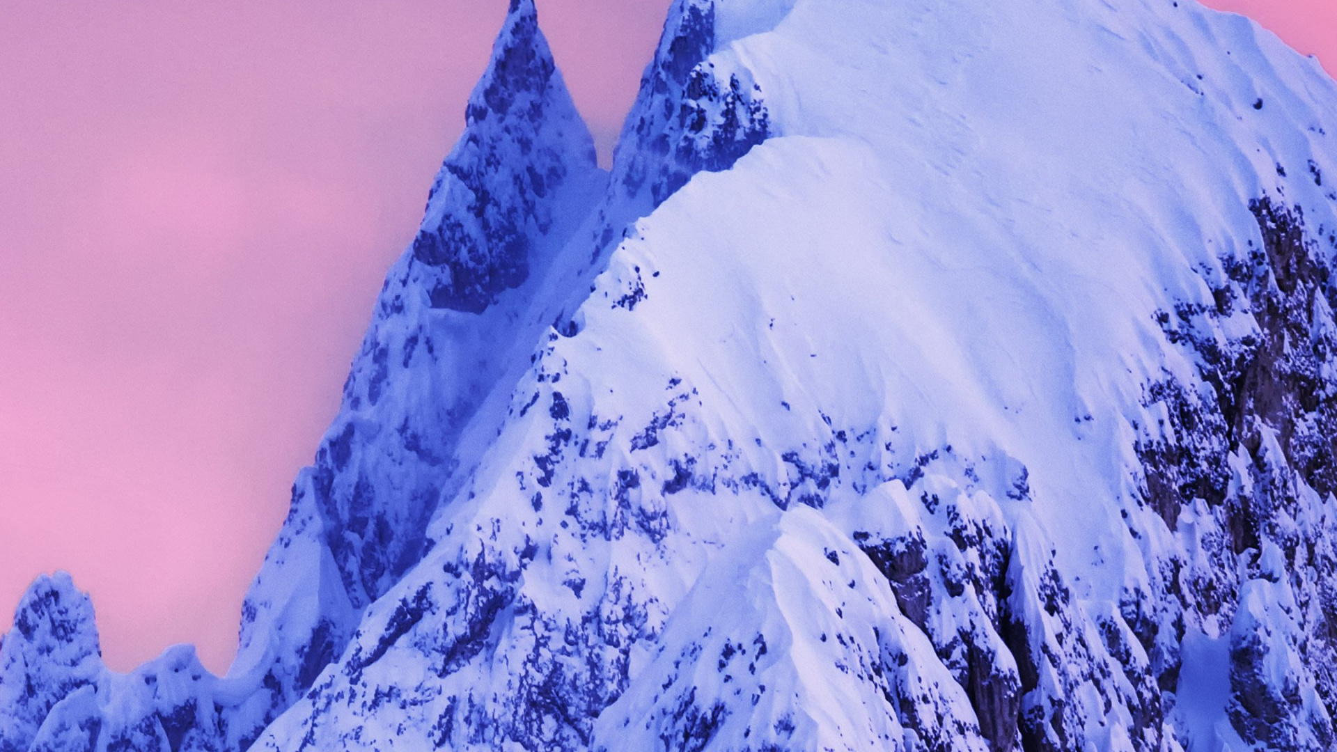 Montaña, Nieve, Paisaje Natural, Pendiente, Highland. Wallpaper in 1920x1080 Resolution