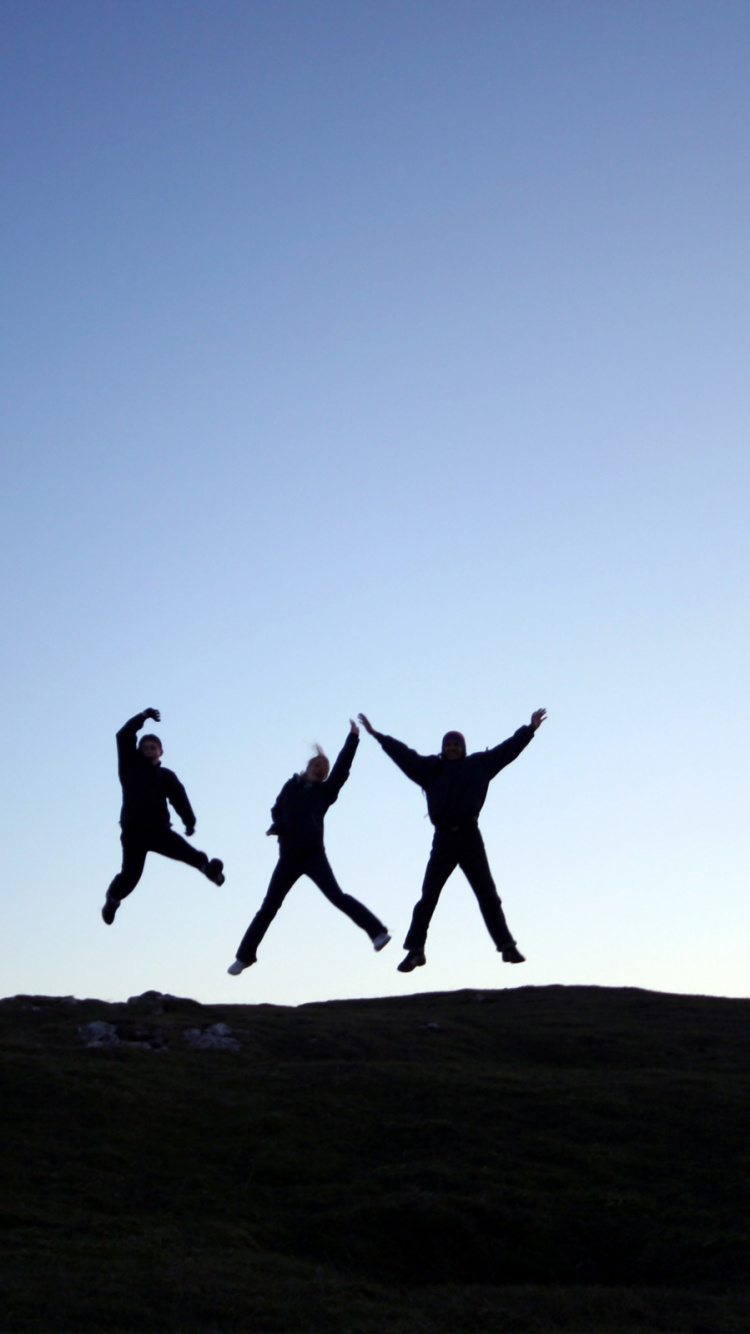 Fun, Horizon, Sand, Ecoregion, Jumping. Wallpaper in 750x1334 Resolution