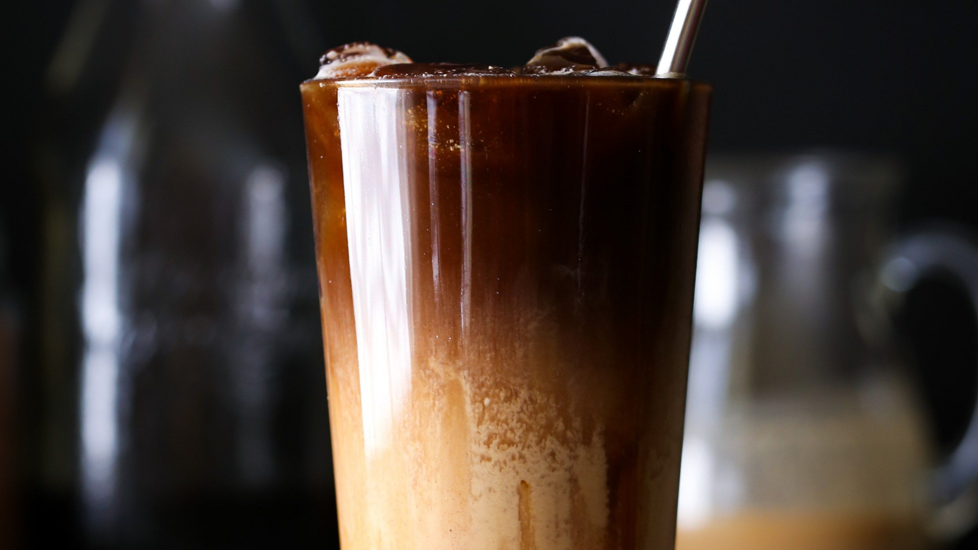 Latte, Coffee, Iced Latte, Iced Coffee, Caramel Drink. Wallpaper in 1920x1080 Resolution