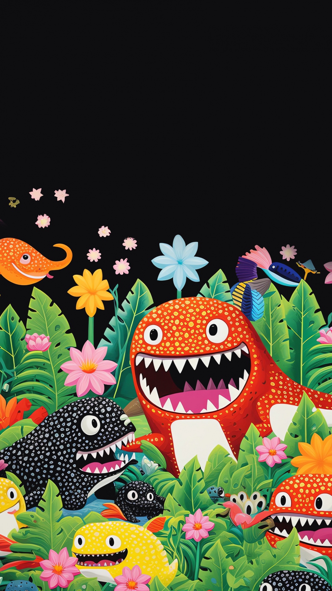 Cartoon, Dessin, Green, Heureux, Art. Wallpaper in 1080x1920 Resolution