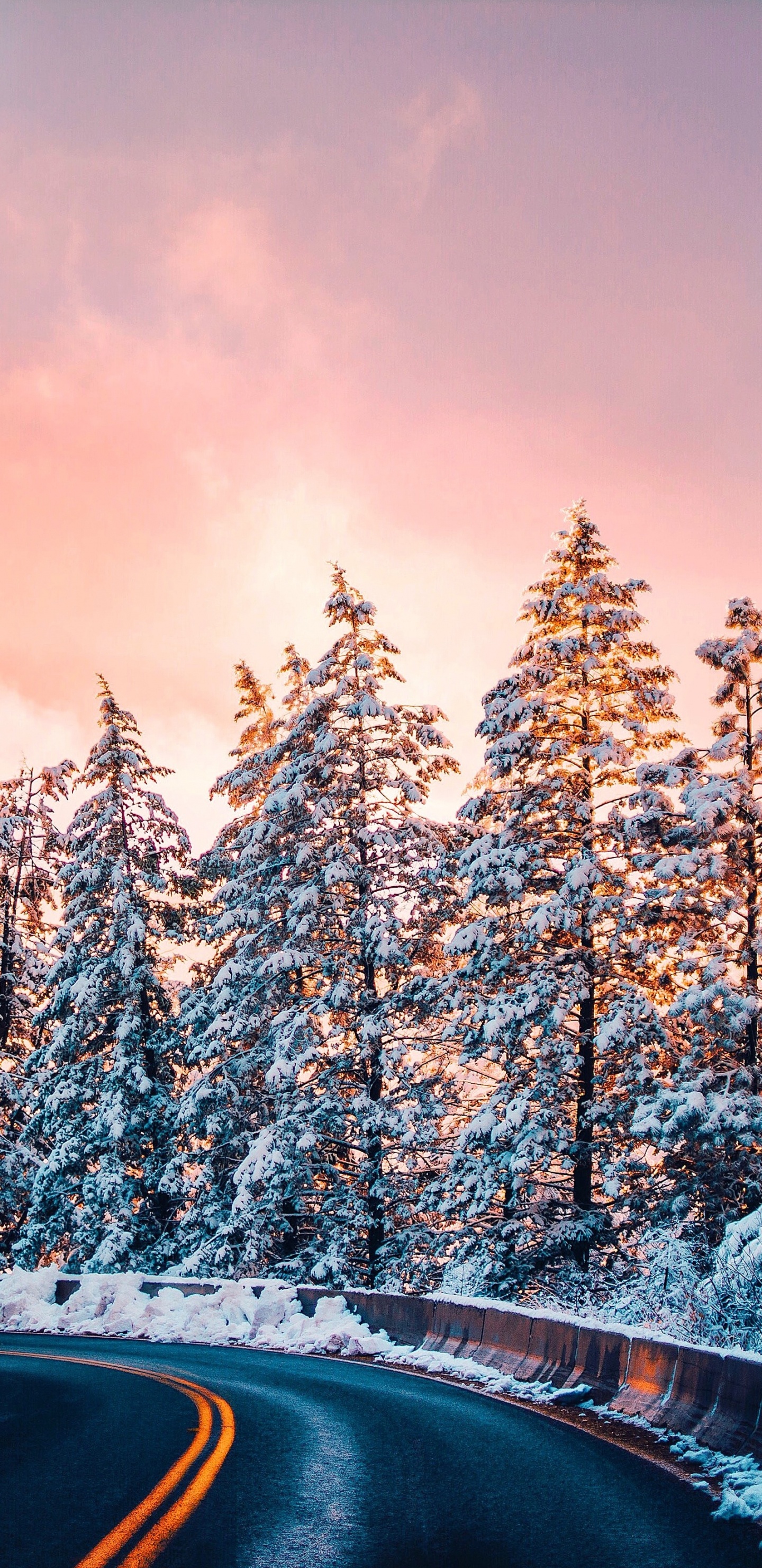 荒野, 天空, 安装的风景, 冻结, 自然景观 壁纸 1440x2960 允许