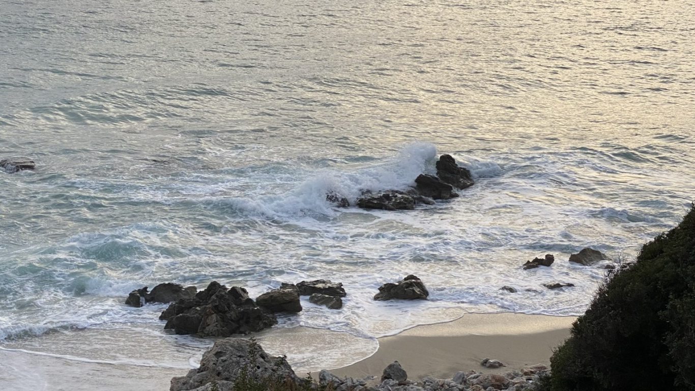 大海, 水资源, Azure, 自然景观, 高地 壁纸 1366x768 允许