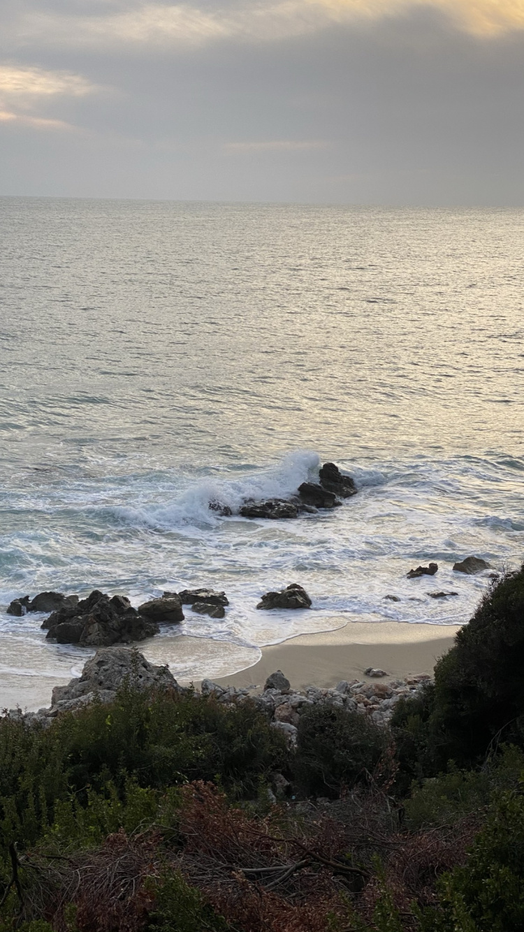 大海, 水资源, Azure, 自然景观, 高地 壁纸 750x1334 允许