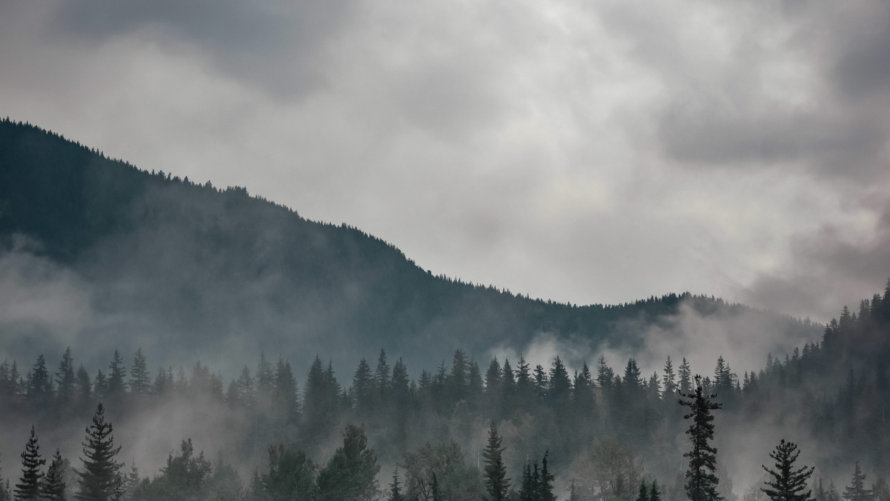 Cloud, Atmosphere, Ecoregion, Mountain, Natural Environment. Wallpaper in 1280x720 Resolution