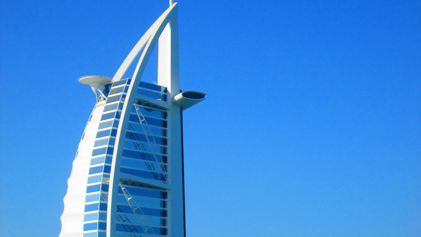 阿拉伯塔, 美亚海滩饭店, 美亚海滩, 塔块, 资本市 壁纸 1366x768 允许