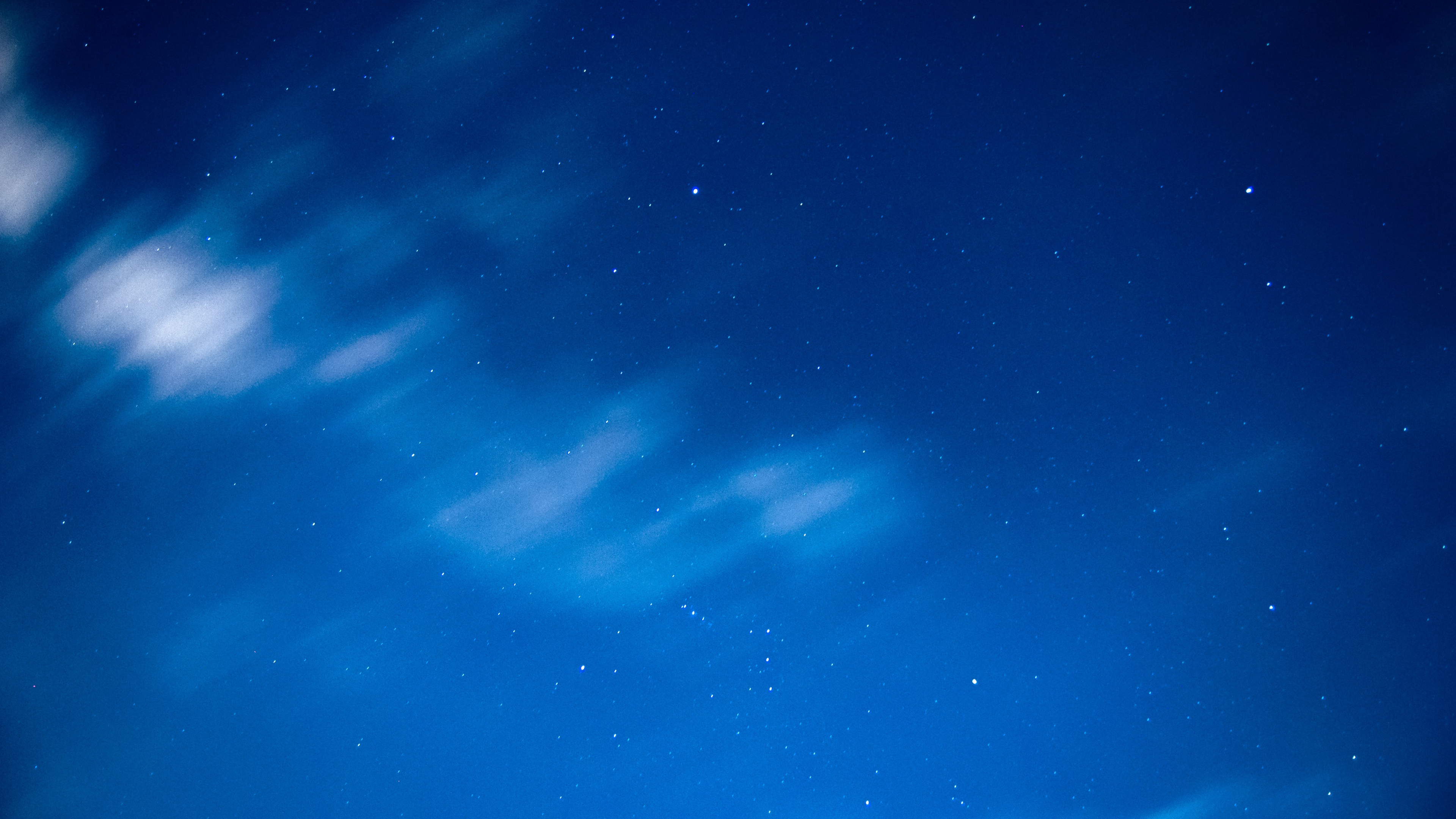Blau, Atmosphäre, Nacht, Cloud, Electric Blue. Wallpaper in 3840x2160 Resolution