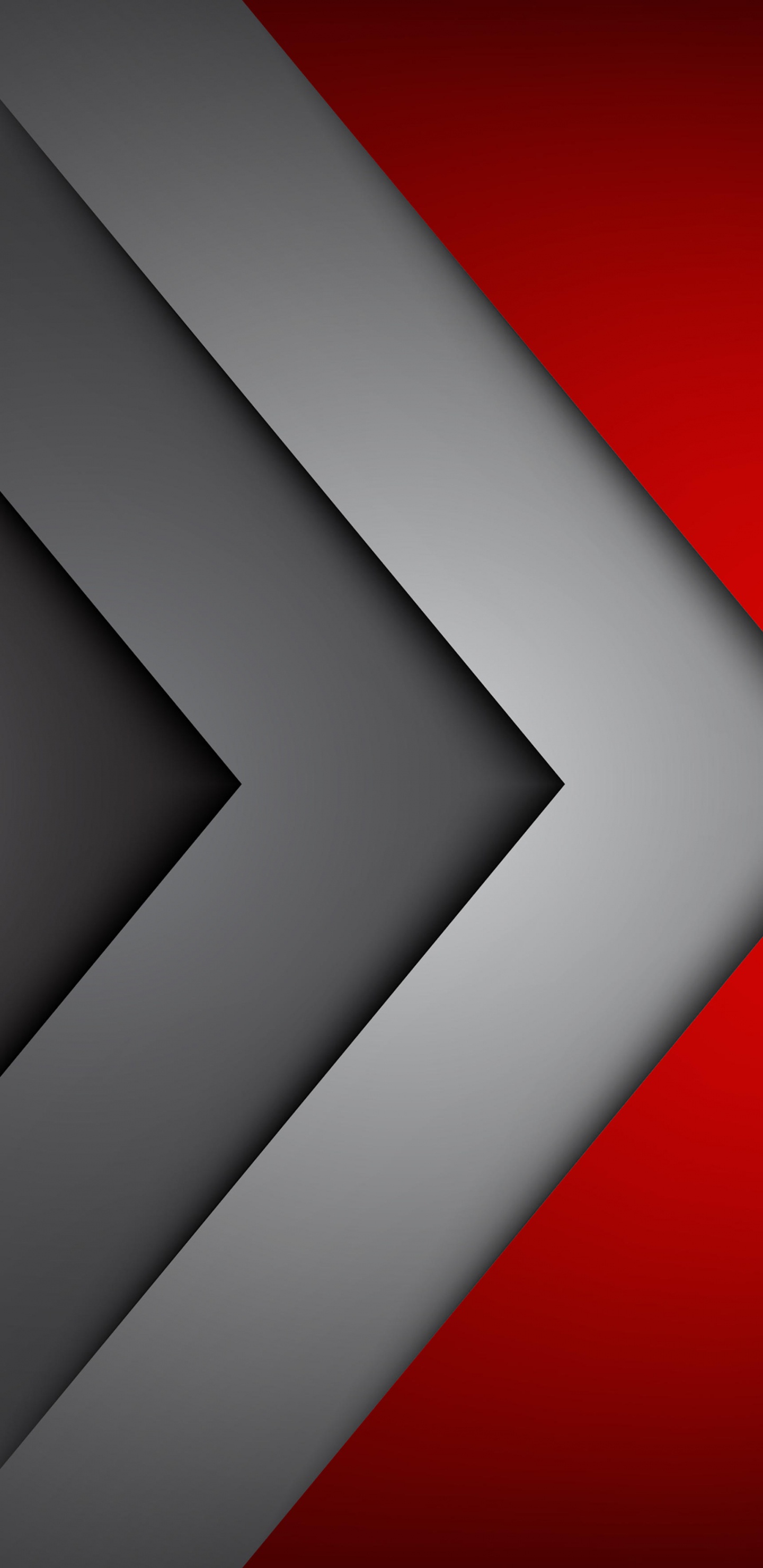 Weiß Und Rot Gestrichene Wand. Wallpaper in 1440x2960 Resolution