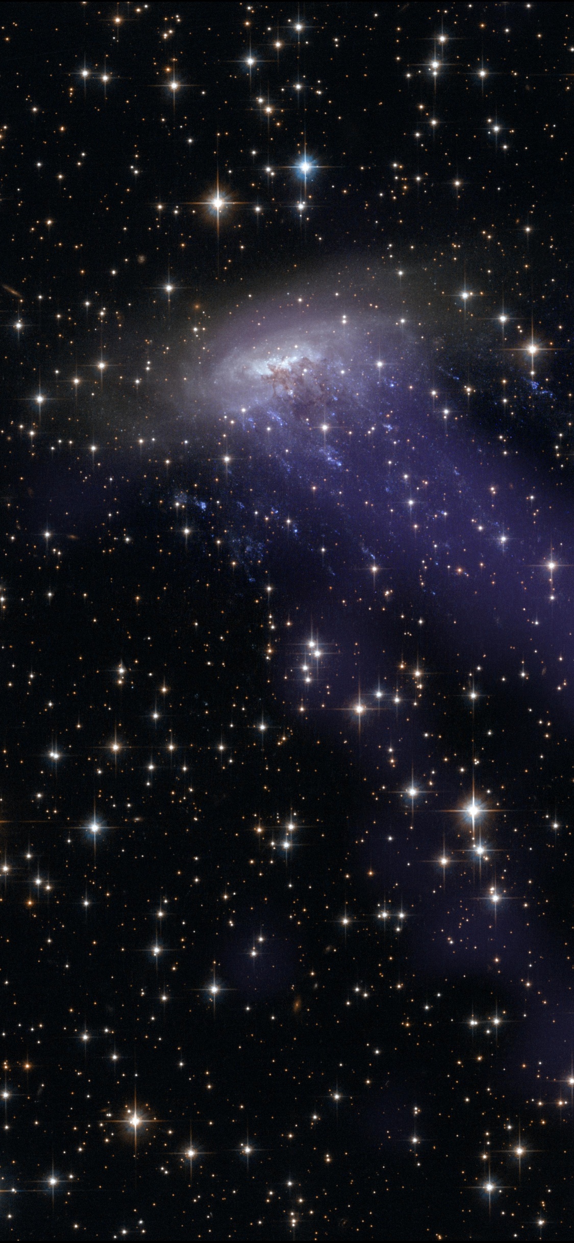 哈勃太空望远镜, 螺旋星系, 银河系的集群, 外层空间, 气氛 壁纸 1125x2436 允许