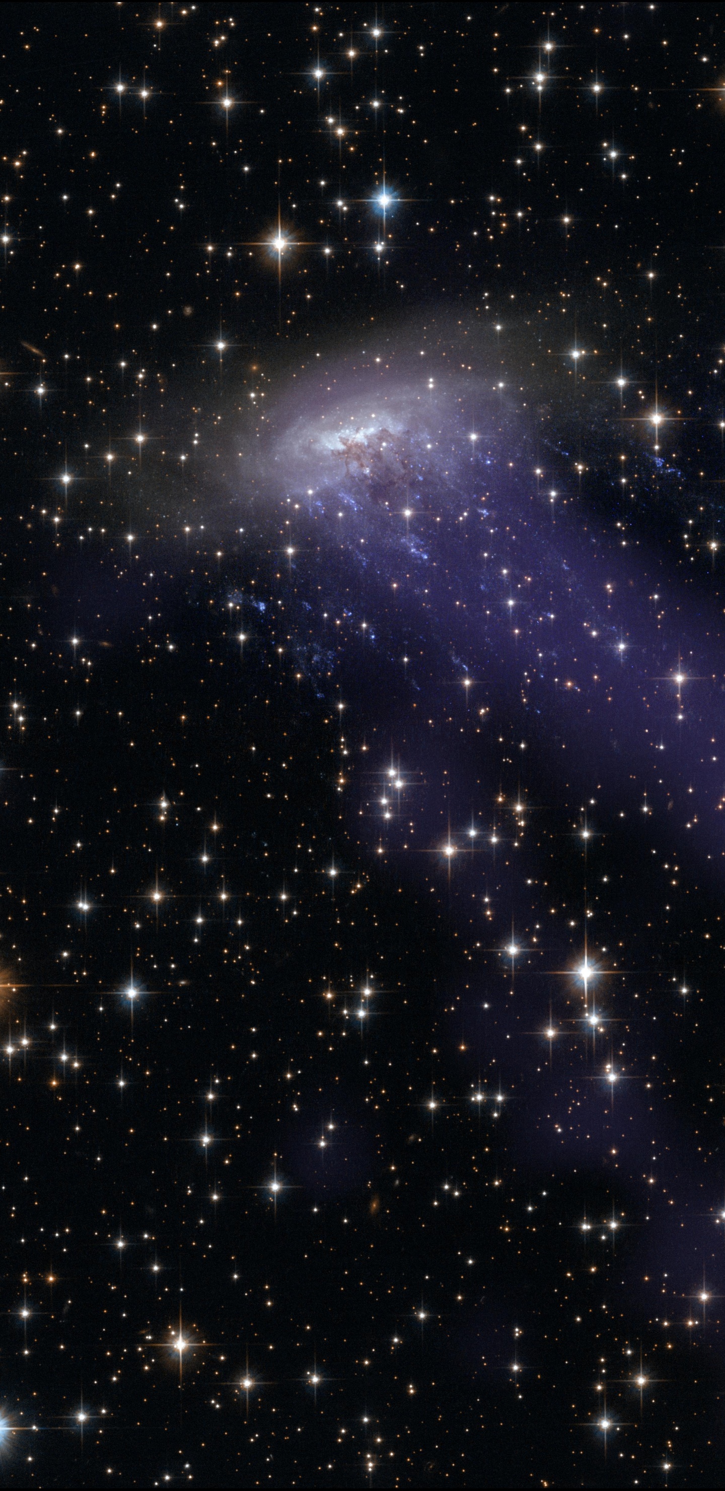 哈勃太空望远镜, 螺旋星系, 银河系的集群, 外层空间, 气氛 壁纸 1440x2960 允许
