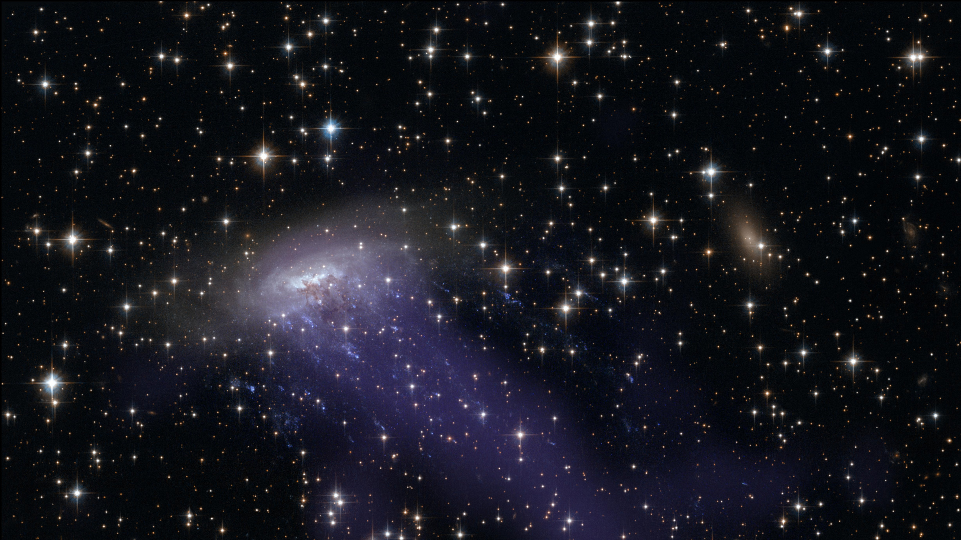 哈勃太空望远镜, 螺旋星系, 银河系的集群, 外层空间, 气氛 壁纸 1920x1080 允许