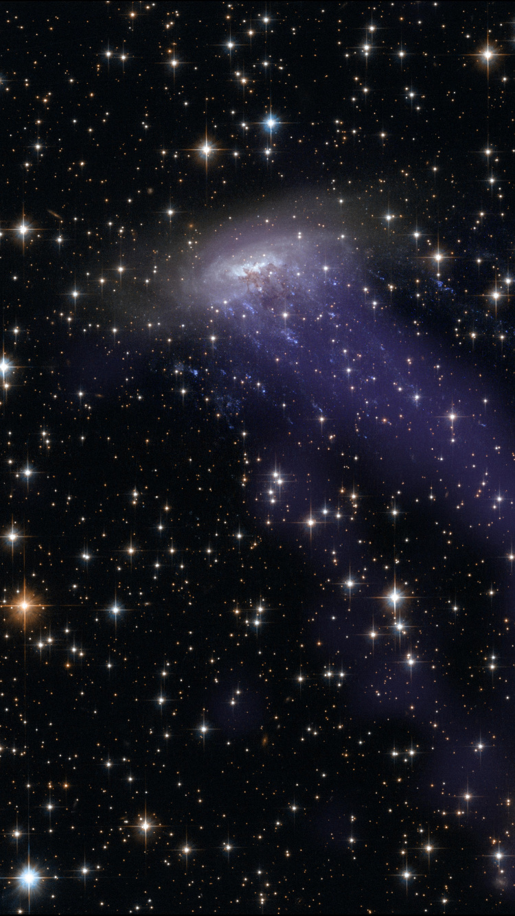 哈勃太空望远镜, 螺旋星系, 银河系的集群, 外层空间, 气氛 壁纸 750x1334 允许