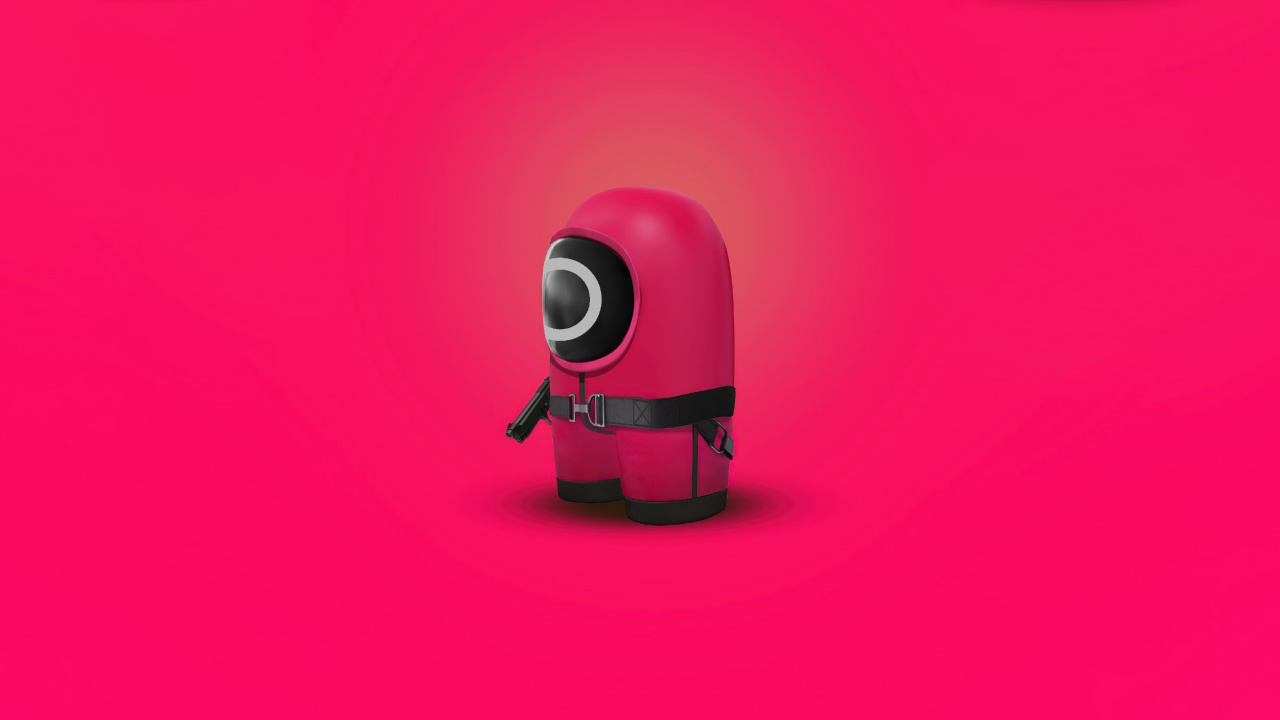 Squid Game, Close Up, Toy, Audio Equipment, Headgear. Wallpaper in 1280x720 Resolution