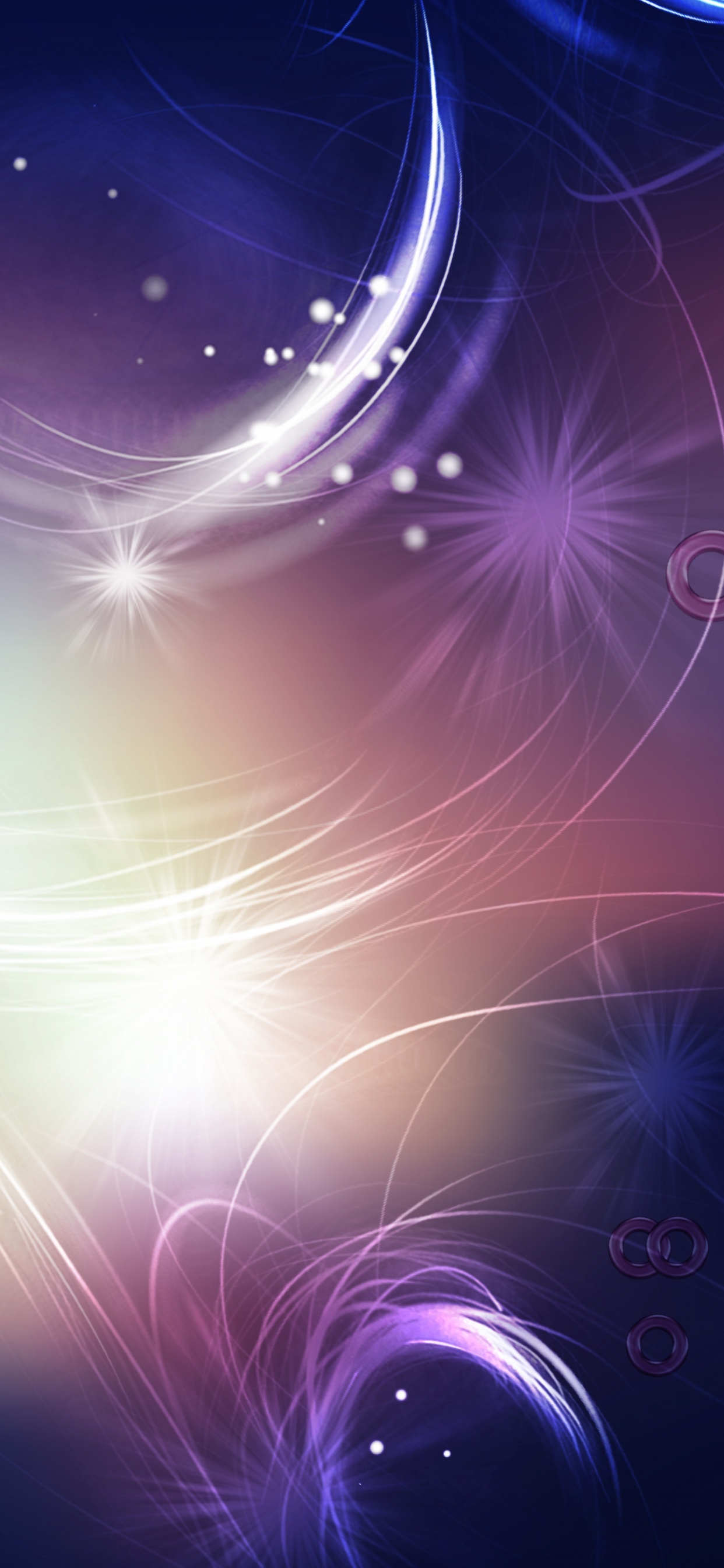 紫色的, 光, 空间, 气氛, 宇宙 壁纸 1242x2688 允许