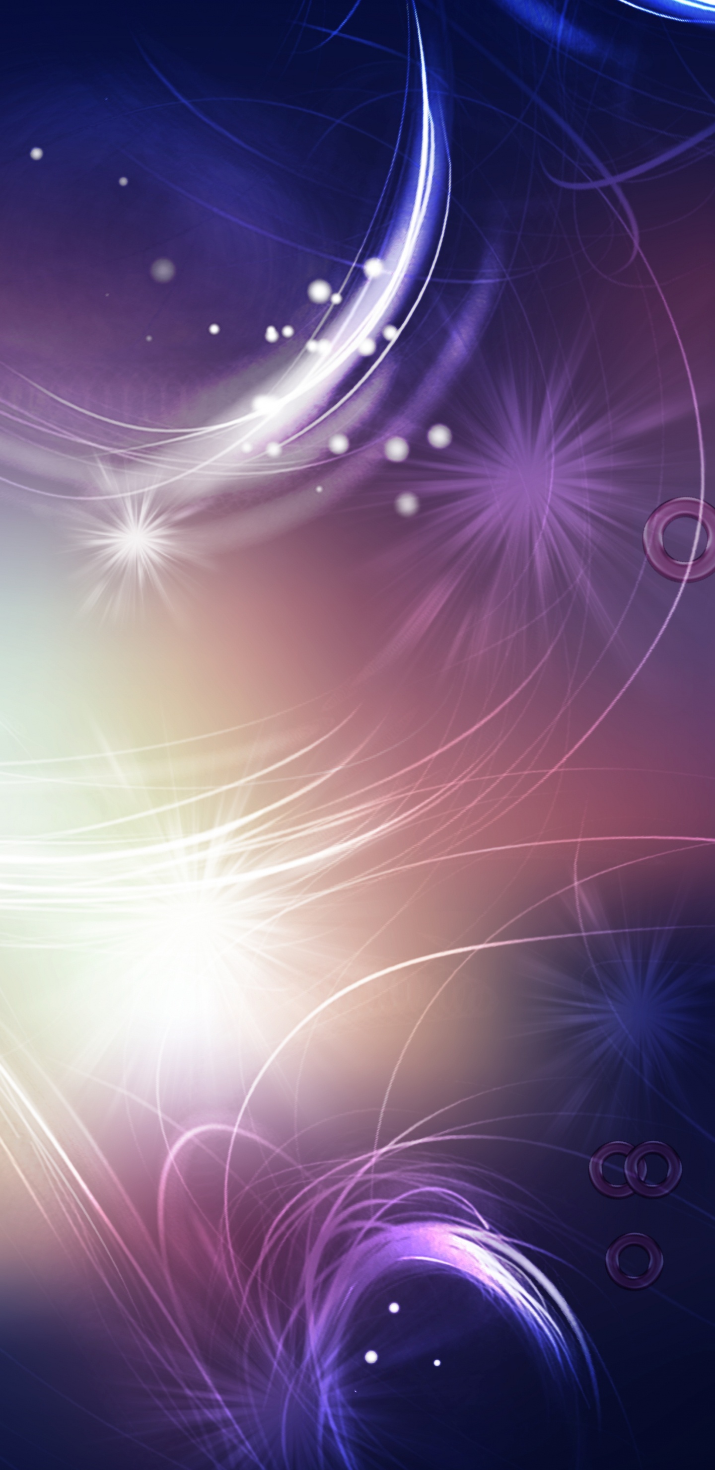 紫色的, 光, 空间, 气氛, 宇宙 壁纸 1440x2960 允许