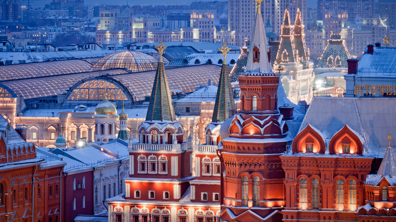 Edificio de Hormigón Marrón y Blanco. Wallpaper in 1366x768 Resolution