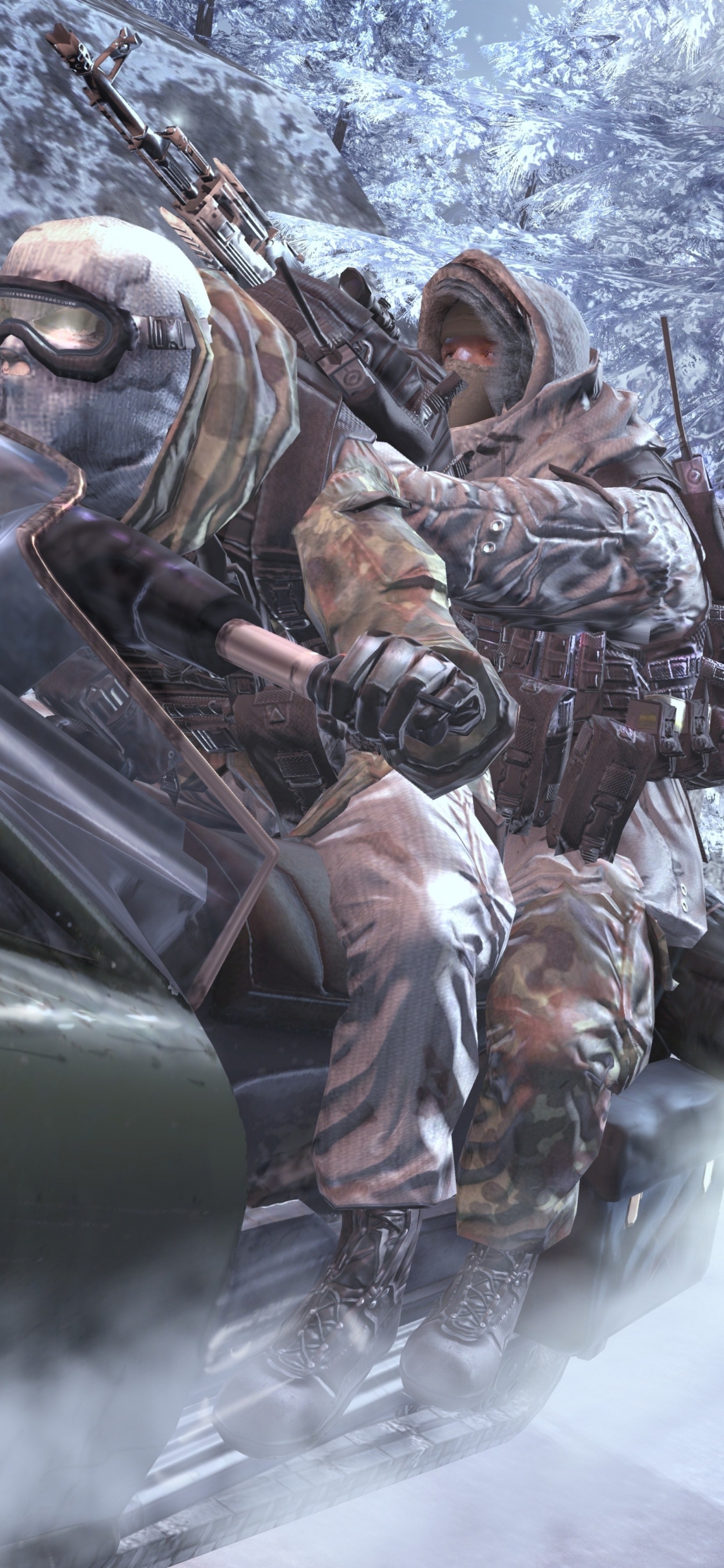 Call of Duty Modern Warfare 2, Call of Duty 4-modern Warfare, Call of Duty Modern Warfare 3, Xbox 360, Infinity Ward. Wallpaper in 1242x2688 Resolution