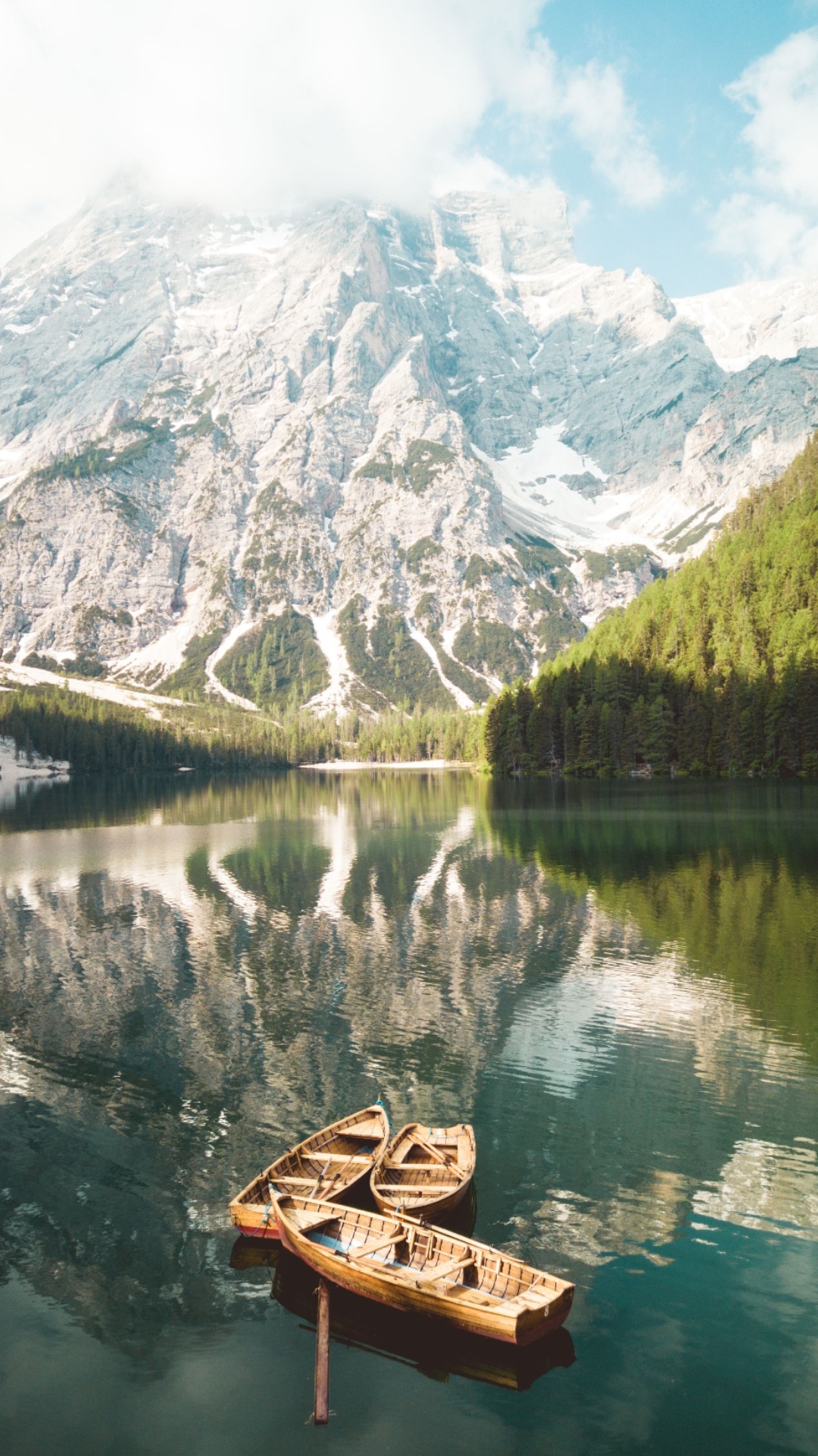 Reflexión, Agua, Buque, Montaña, Naturaleza. Wallpaper in 1080x1920 Resolution