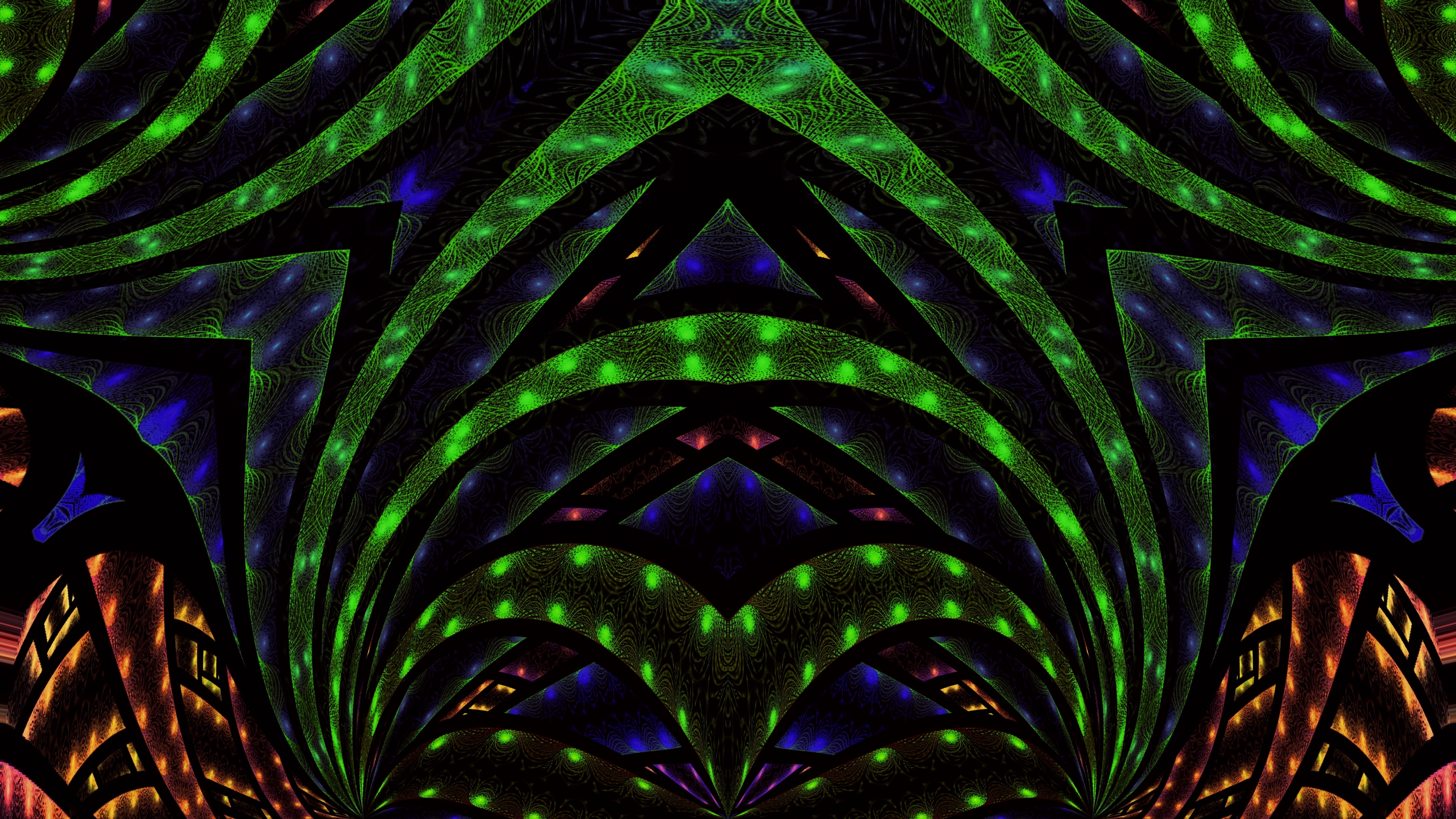 Textil Floral Verde y Blanco. Wallpaper in 3840x2160 Resolution