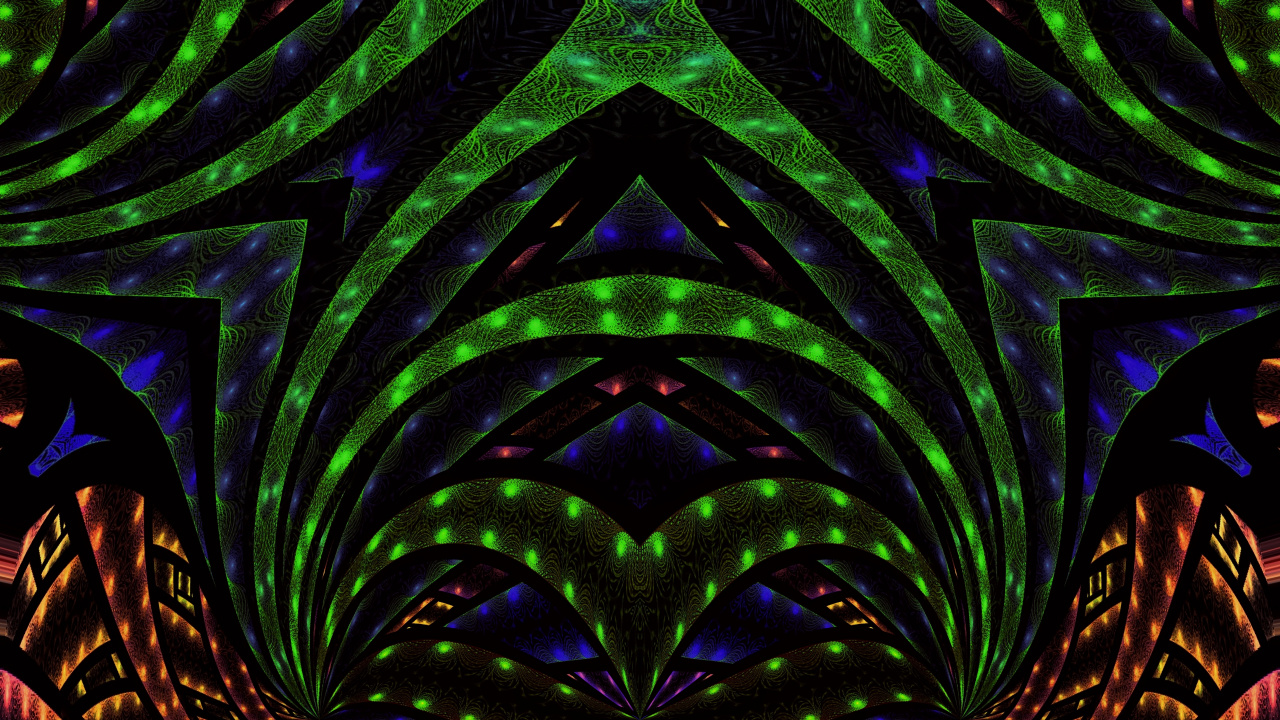 Grün-weißes Florales Textil. Wallpaper in 1280x720 Resolution