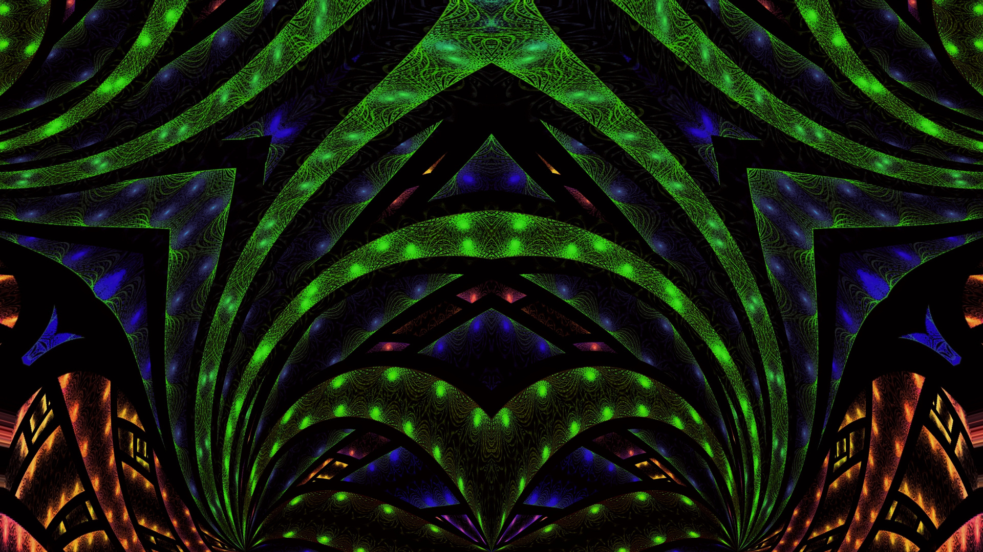 Grün-weißes Florales Textil. Wallpaper in 1920x1080 Resolution