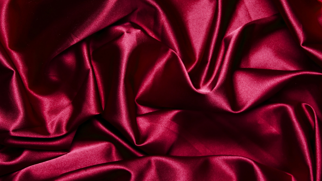 Textile Rouge en Gros Plan. Wallpaper in 1280x720 Resolution