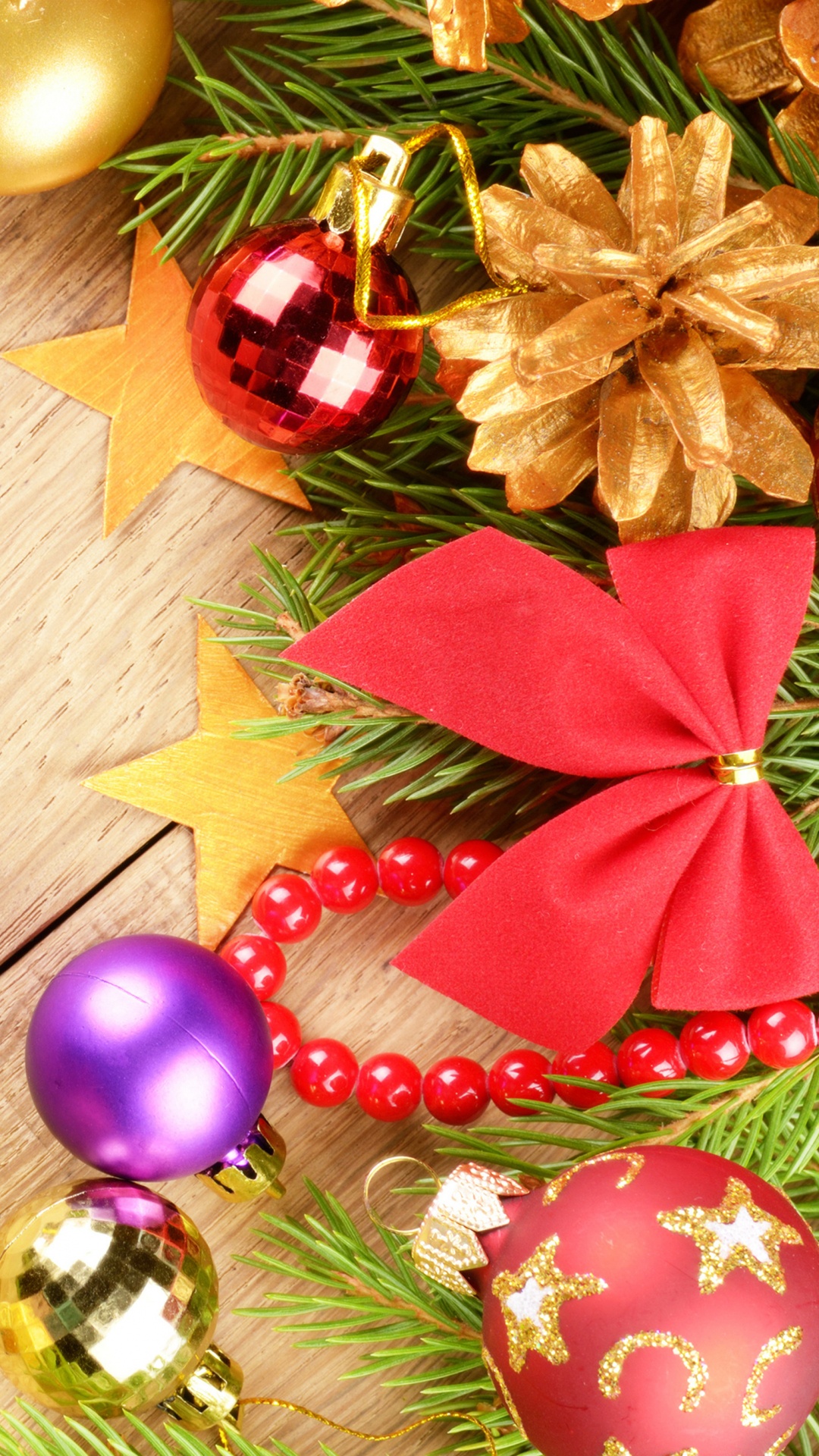 Weihnachtsdekoration, Weihnachtsbaum, Heiligabend, Geschenk, Dekor. Wallpaper in 1080x1920 Resolution