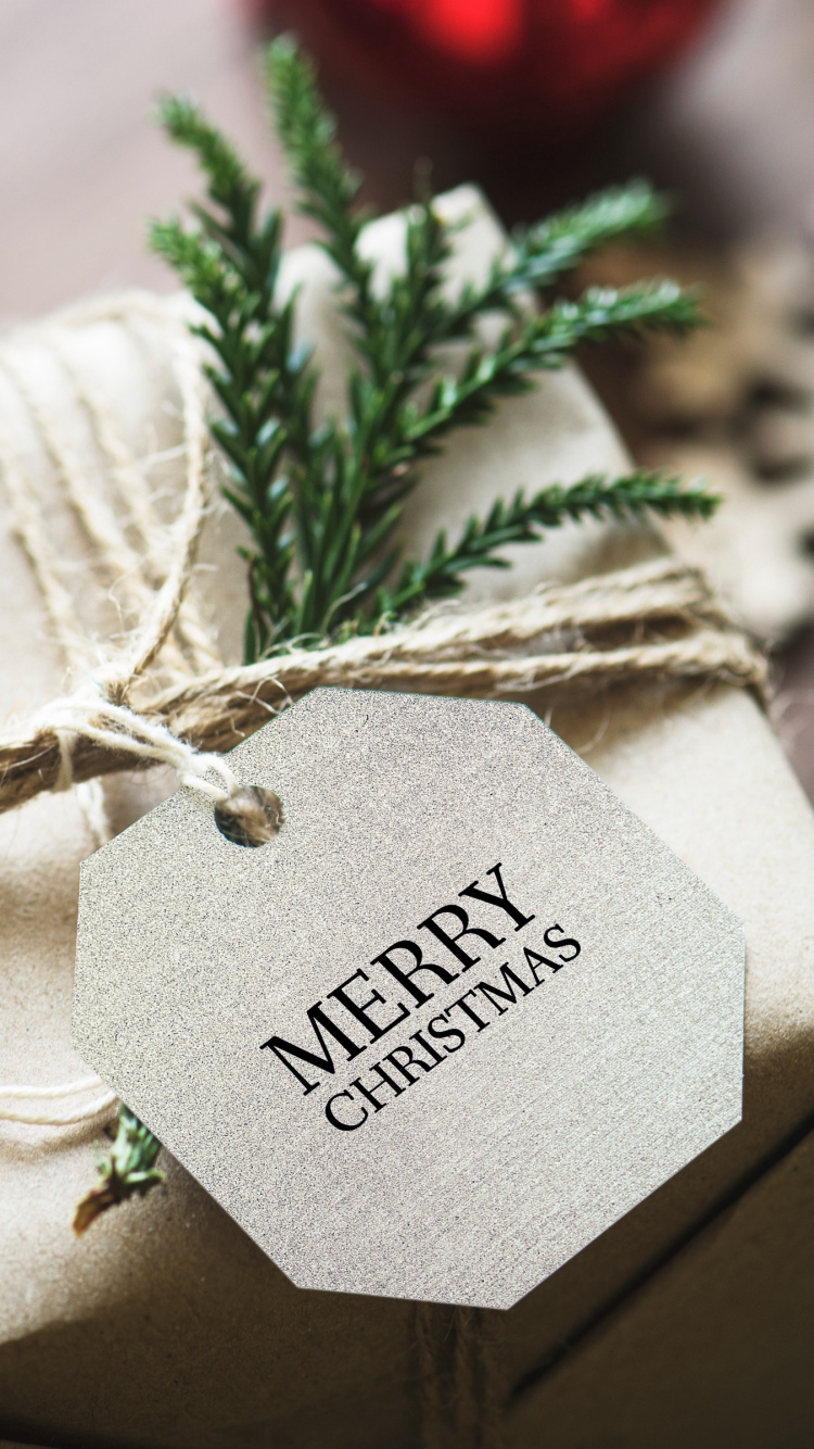 Geschenk, Weihnachtsgeschenk, Geschenkkarte, Christmas Ornament, Holiday Ornament. Wallpaper in 750x1334 Resolution