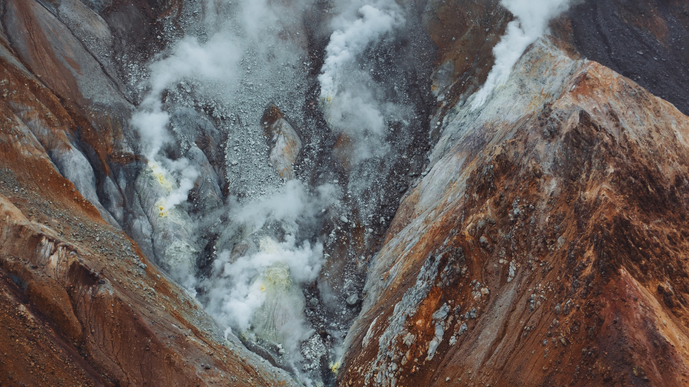 Grat, Geologie, Cloud, Hochland, Holz. Wallpaper in 1366x768 Resolution