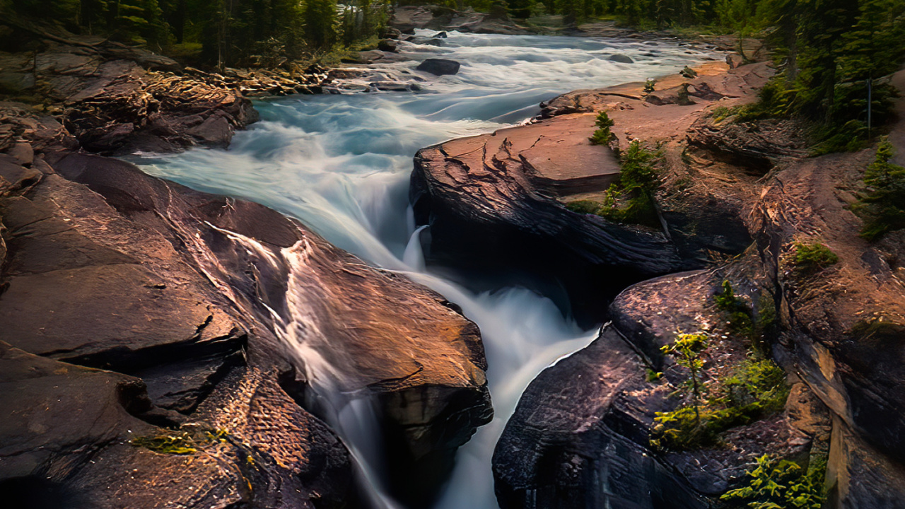 Landscape, Landscape Painting, Painting, Nature, Natural Landscape. Wallpaper in 1280x720 Resolution