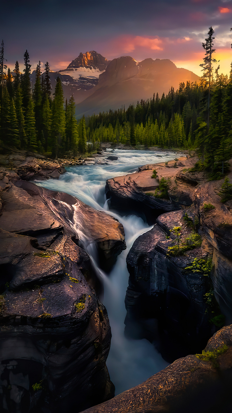 Landscape, Landscape Painting, Painting, Nature, Natural Landscape. Wallpaper in 750x1334 Resolution