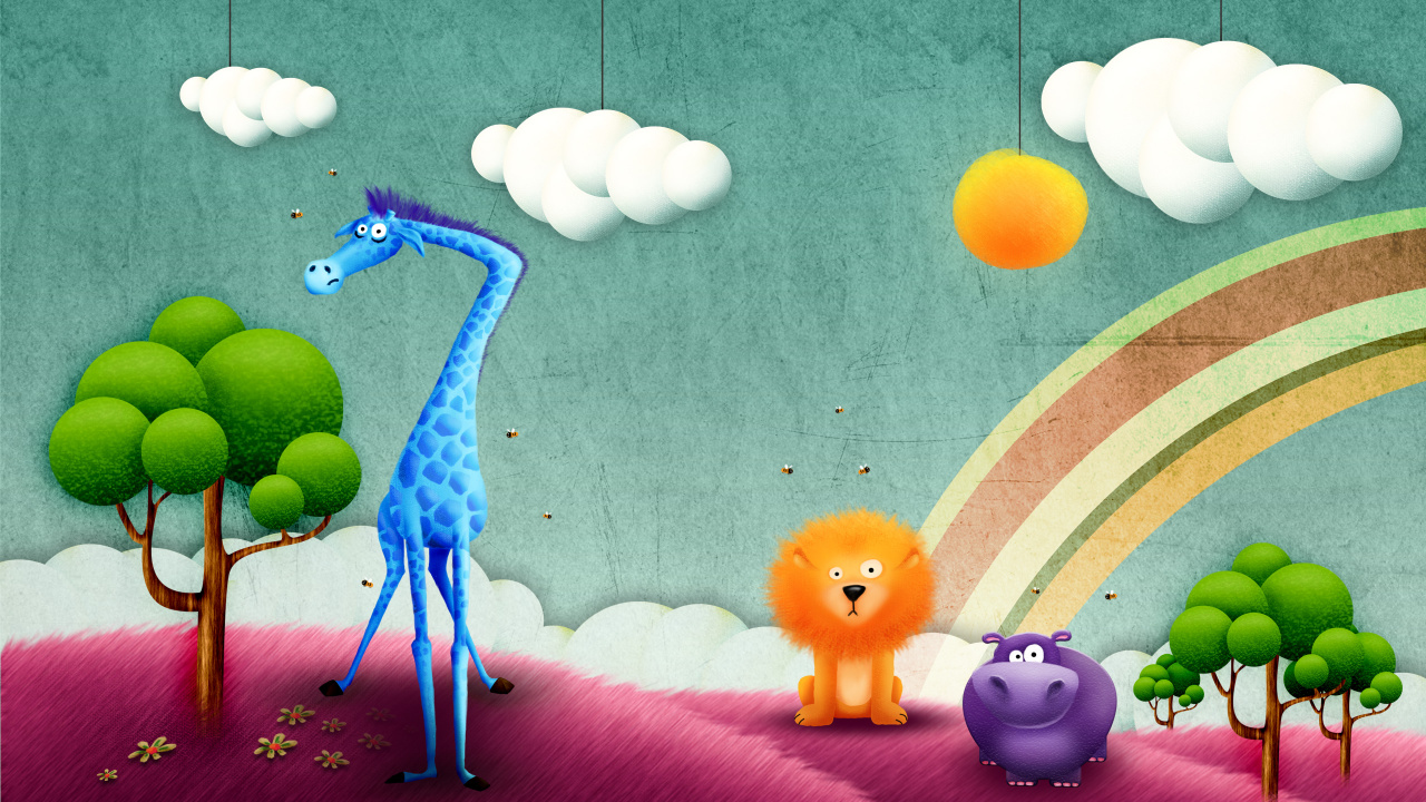 Caricatura, Ilustración, Arte, Humor, Juego. Wallpaper in 1280x720 Resolution