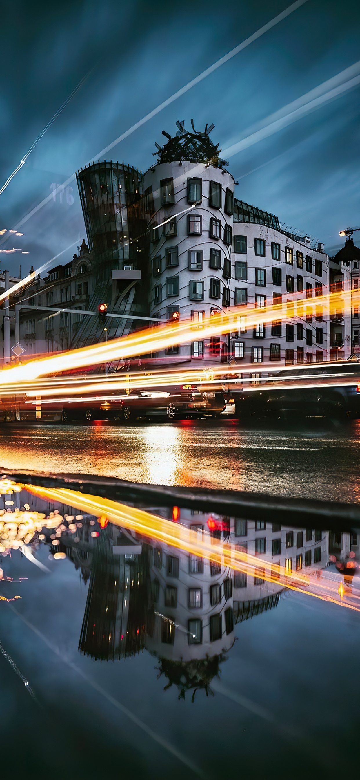 Tower Block, Water Transportation, Water, Building, Cloud. Wallpaper in 1242x2688 Resolution