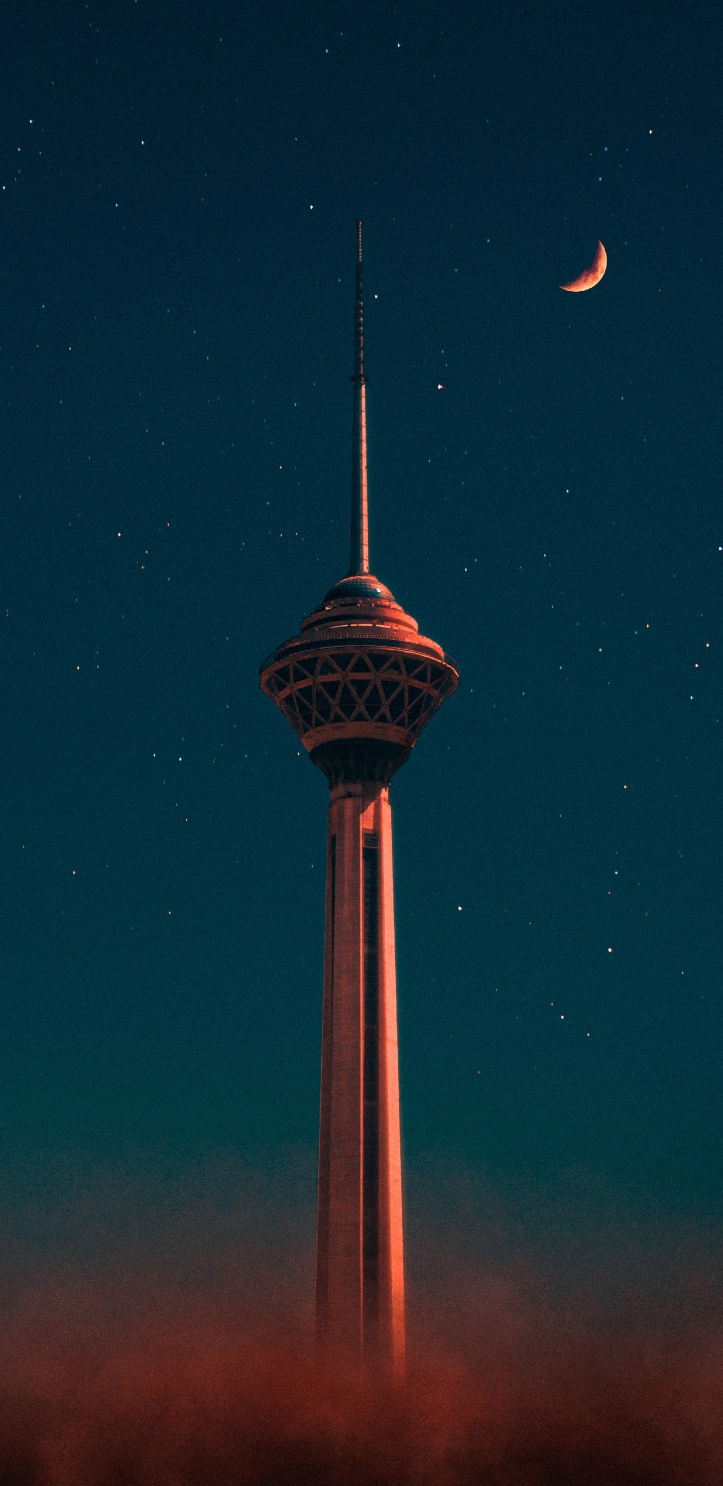 Smartphone, Atmosphäre, Gebäude, Tower, Wolkenkratzer. Wallpaper in 1440x2960 Resolution