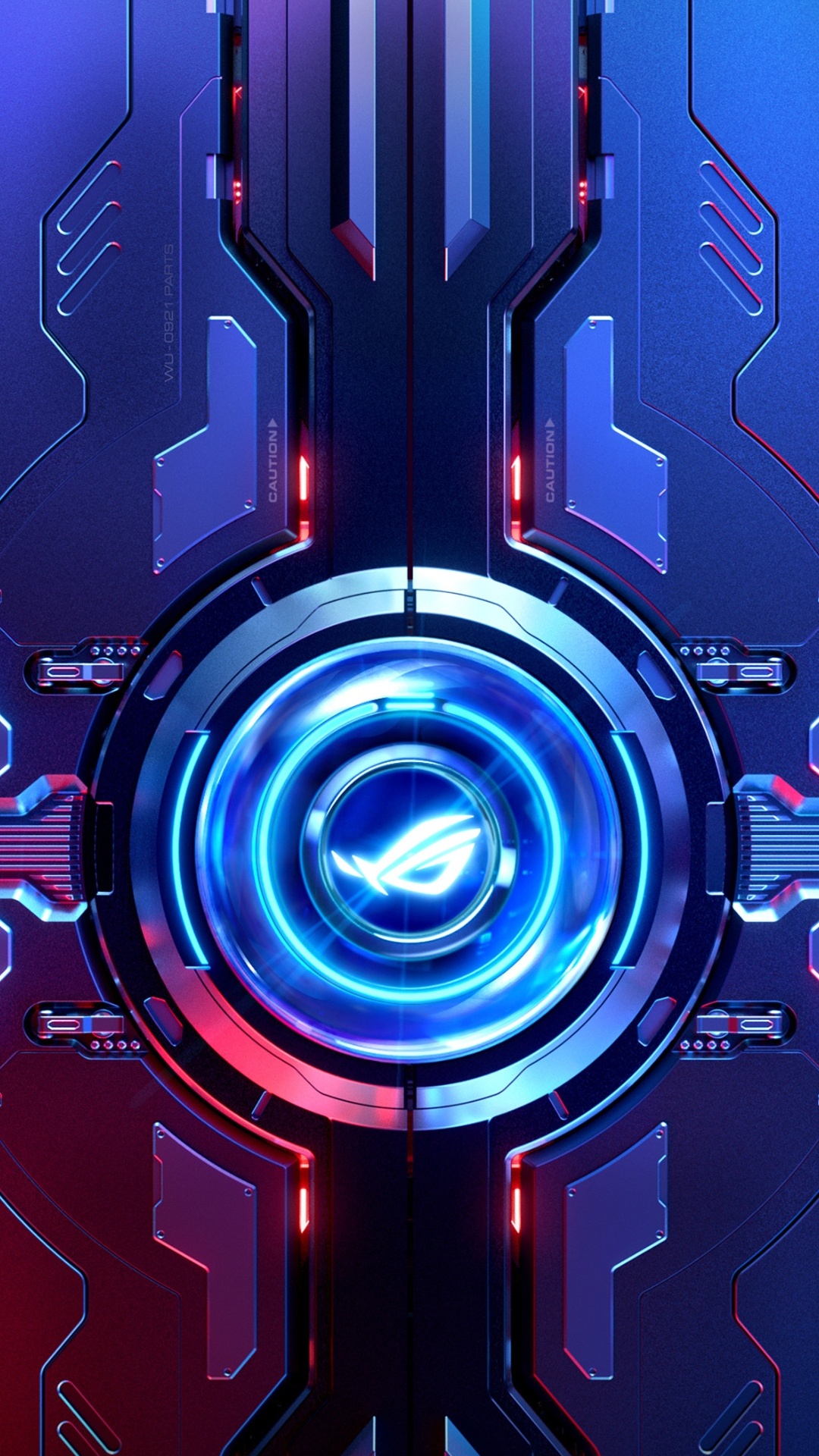 Teléfono ROG, Teléfono Rog 3, Asus, Luz, Morado. Wallpaper in 1080x1920 Resolution